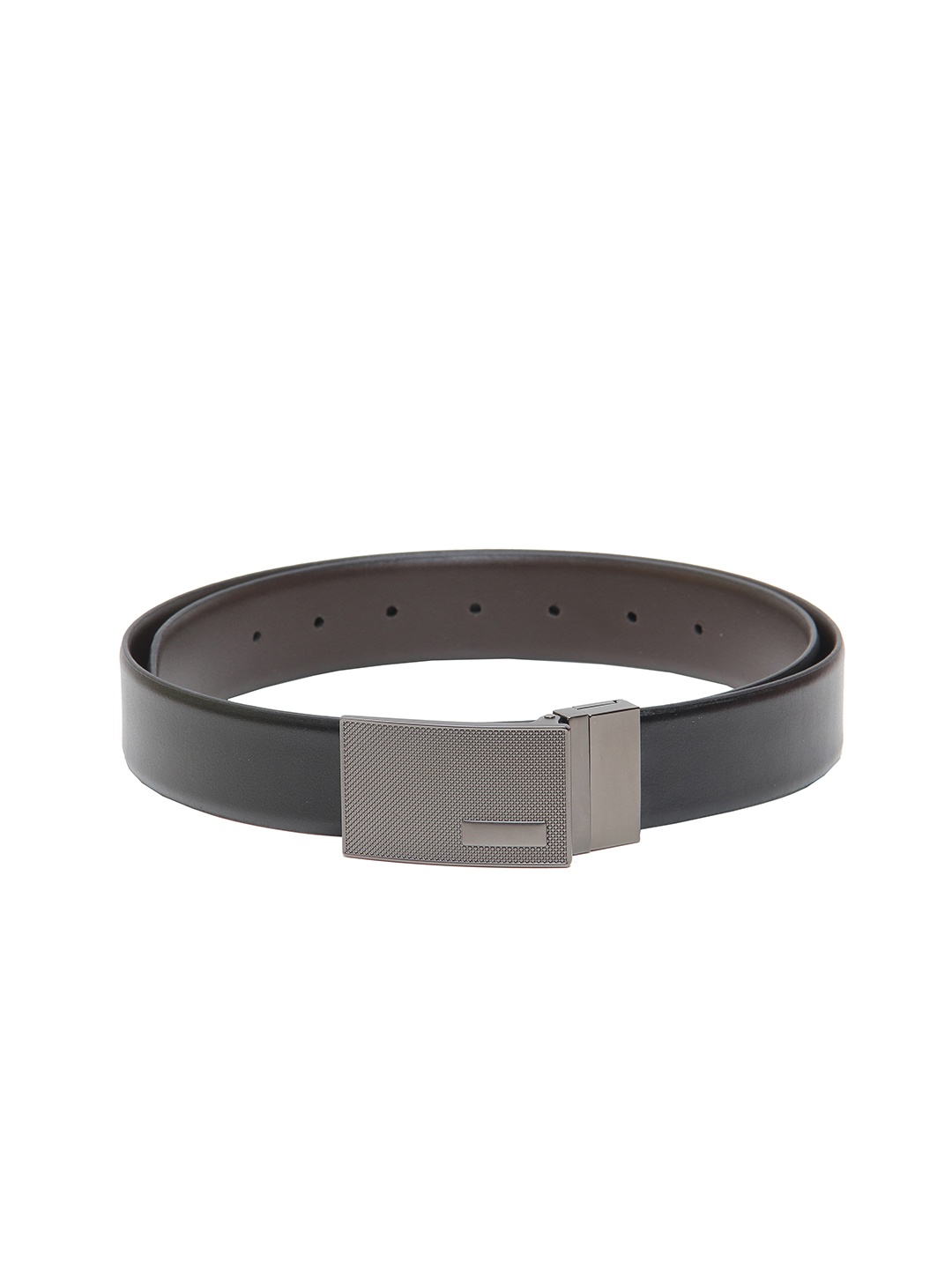 

Calvadoss Men Black Leather Belt