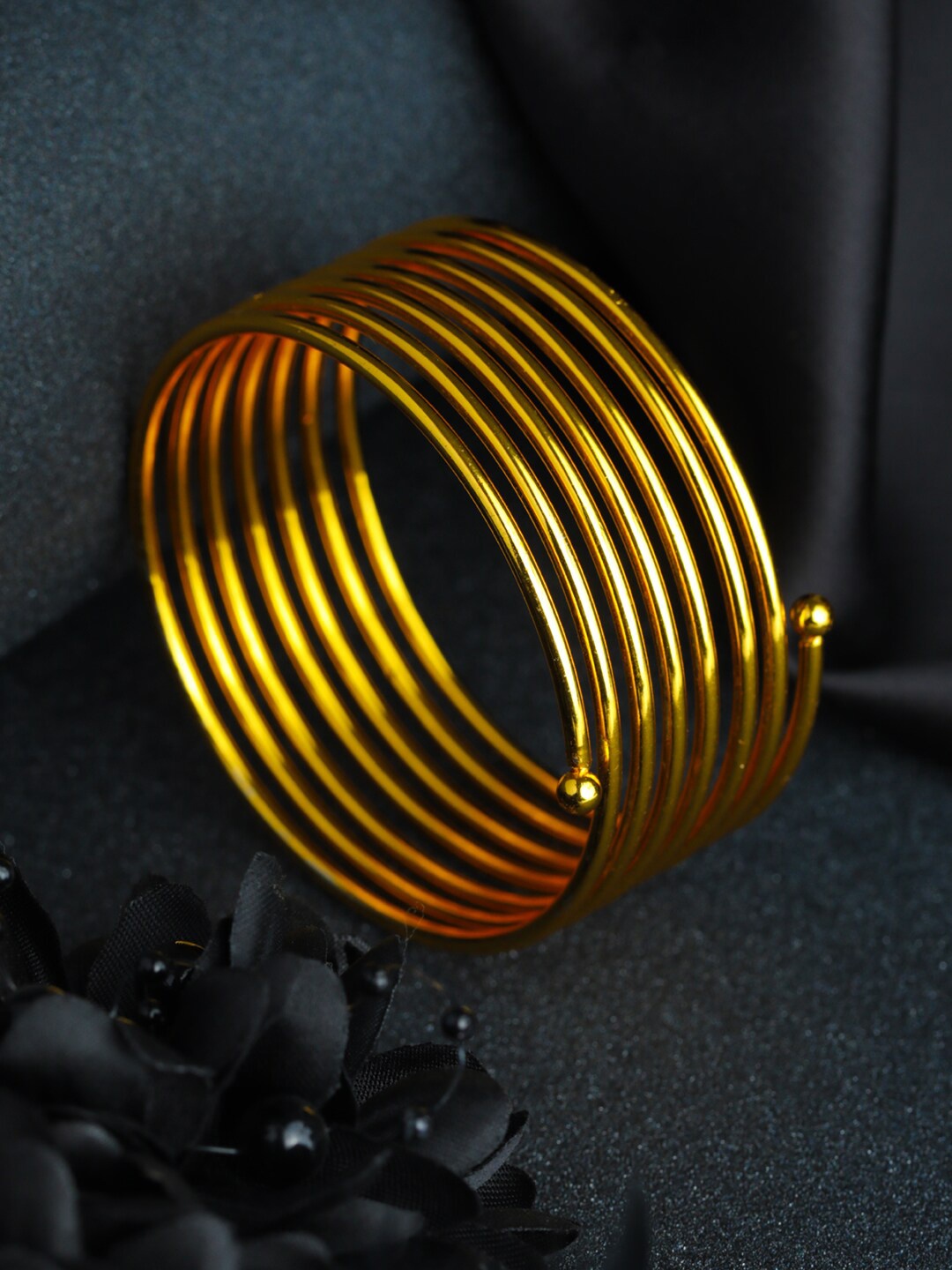 

Priyaasi Gold-Plated Bracelet Style Bangle