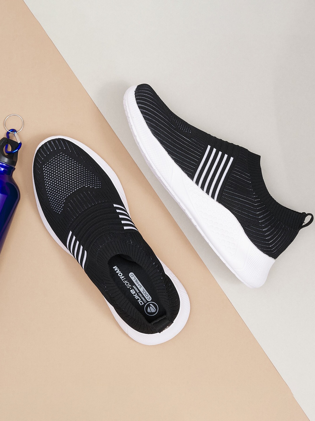 

Duke Men Black Running Sports Shoes