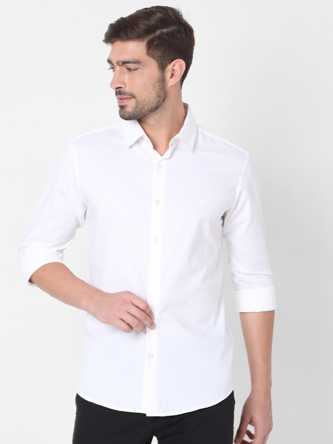 

Mufti Men White Slim Fit Casual Shirt