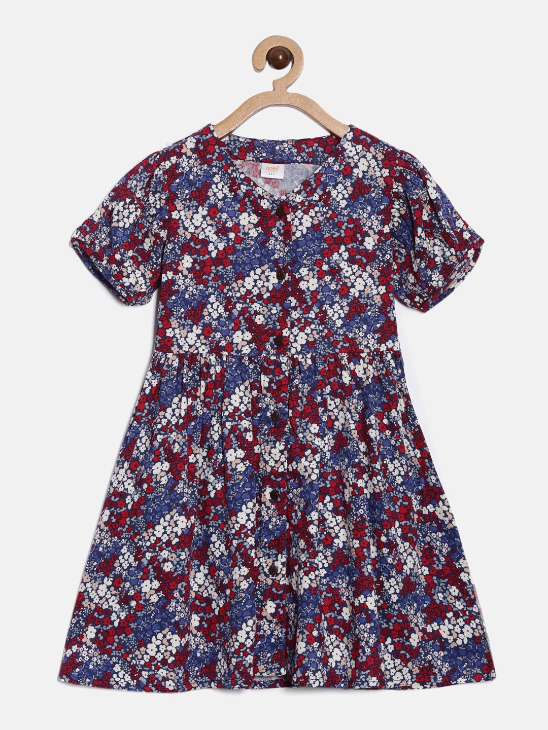 

Aomi Pink Floral Printed Dress
