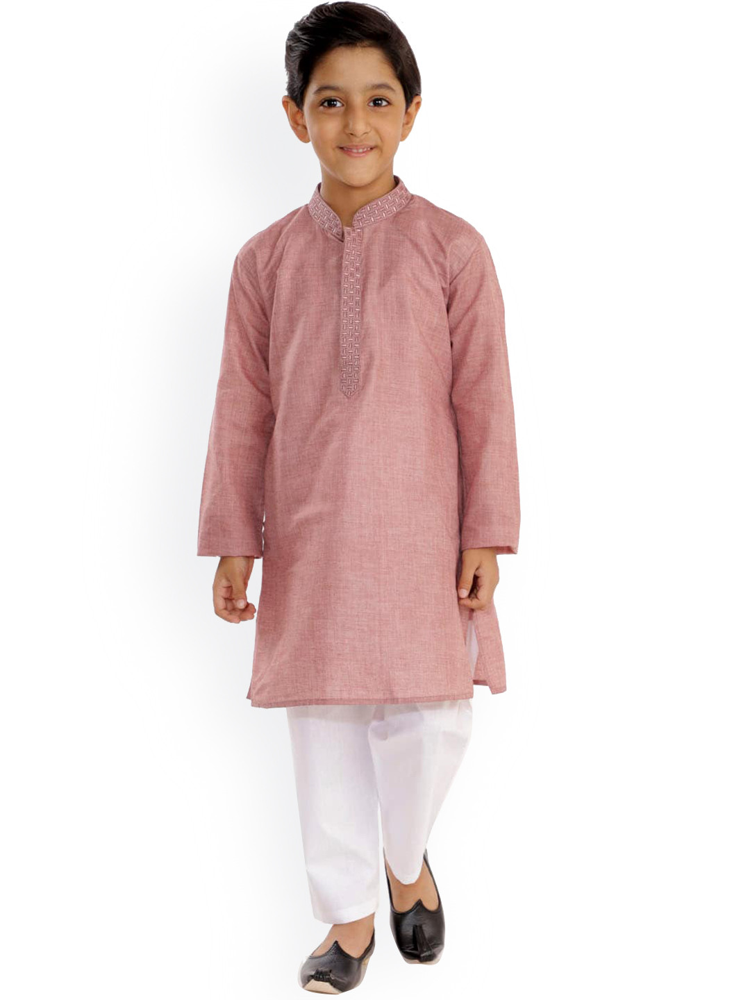 

JBN Creation Boys Brown Kurta with Pyjamas