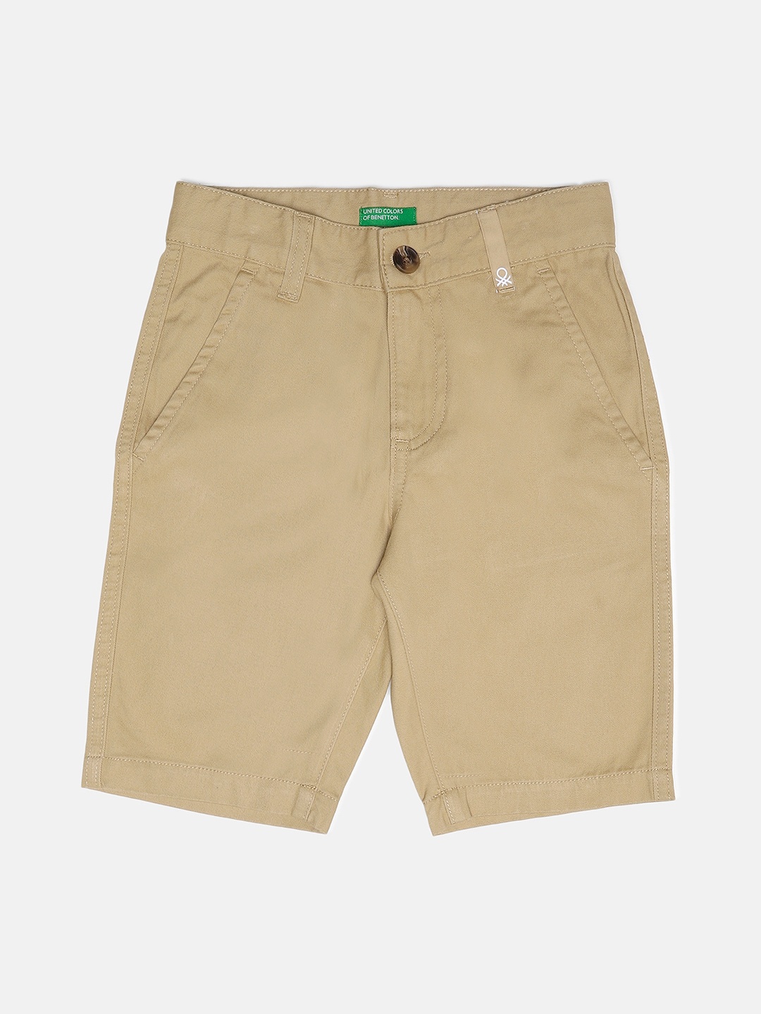 

United Colors of Benetton Boys Beige Chino Shorts