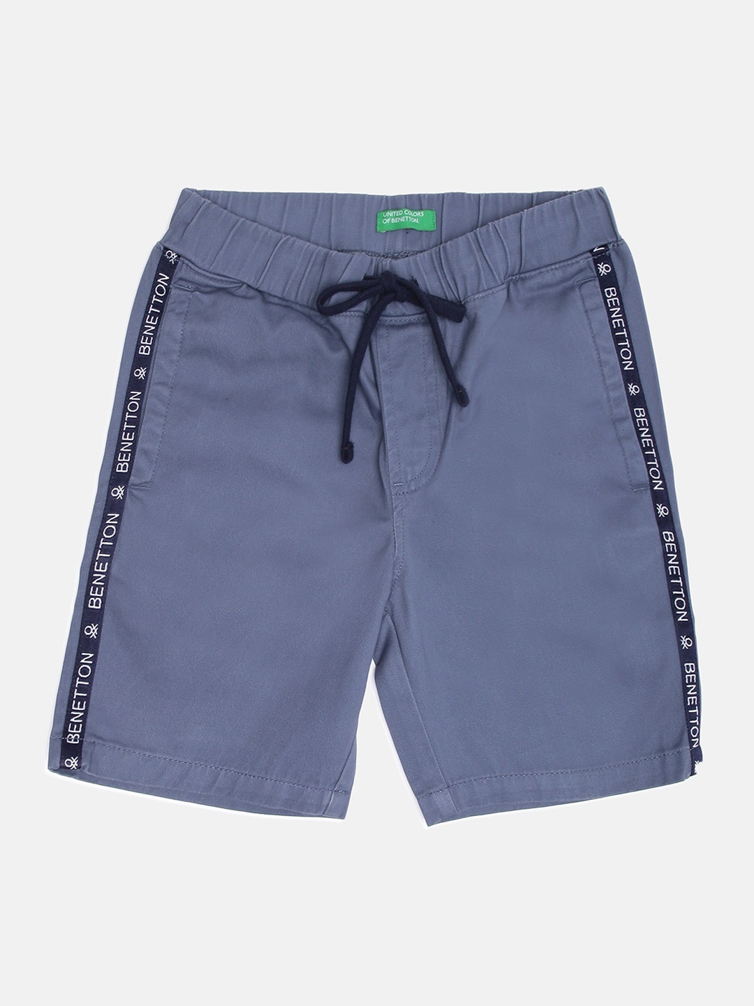 

United Colors of Benetton Boys Grey Pure Cotton Shorts