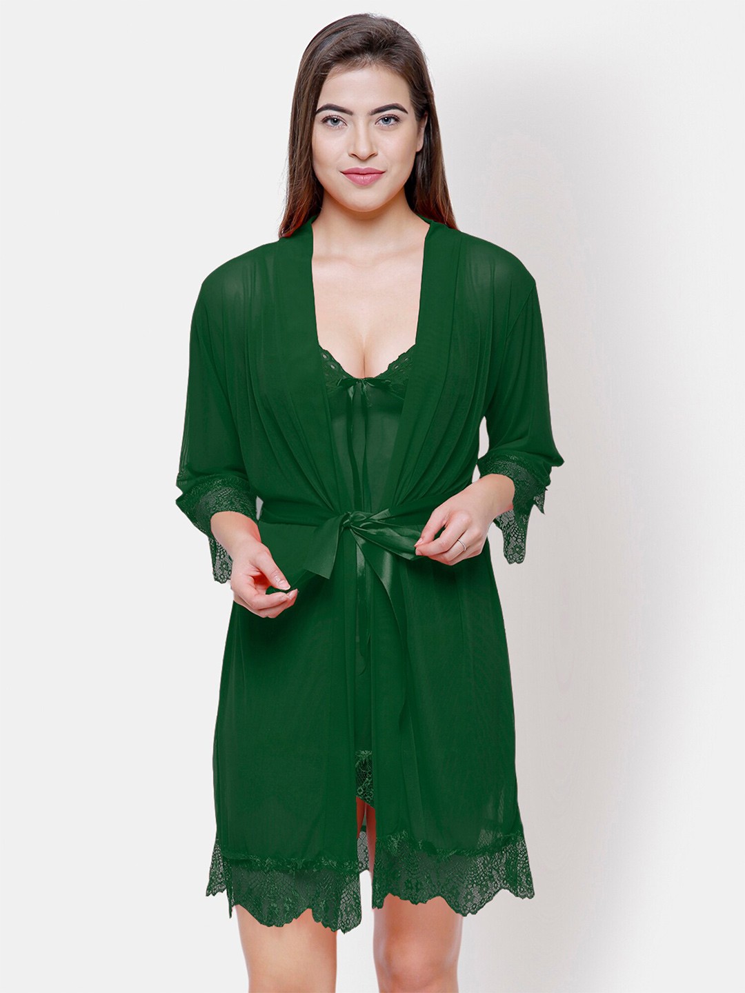 

FashionRack Green Net Baby Doll