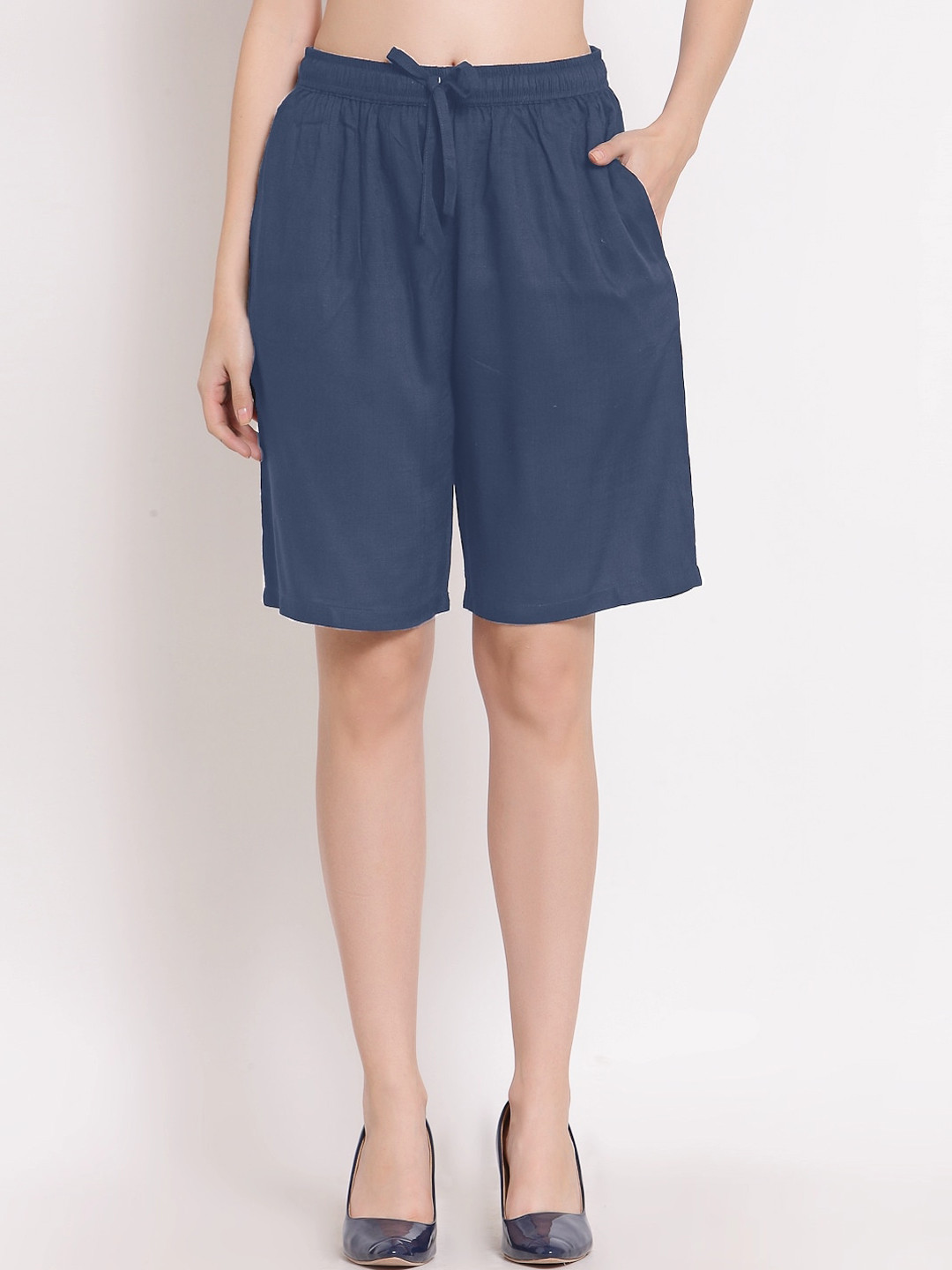 

PATRORNA Women Grey Loose Fit Outdoor Antimicrobial Technology Shorts
