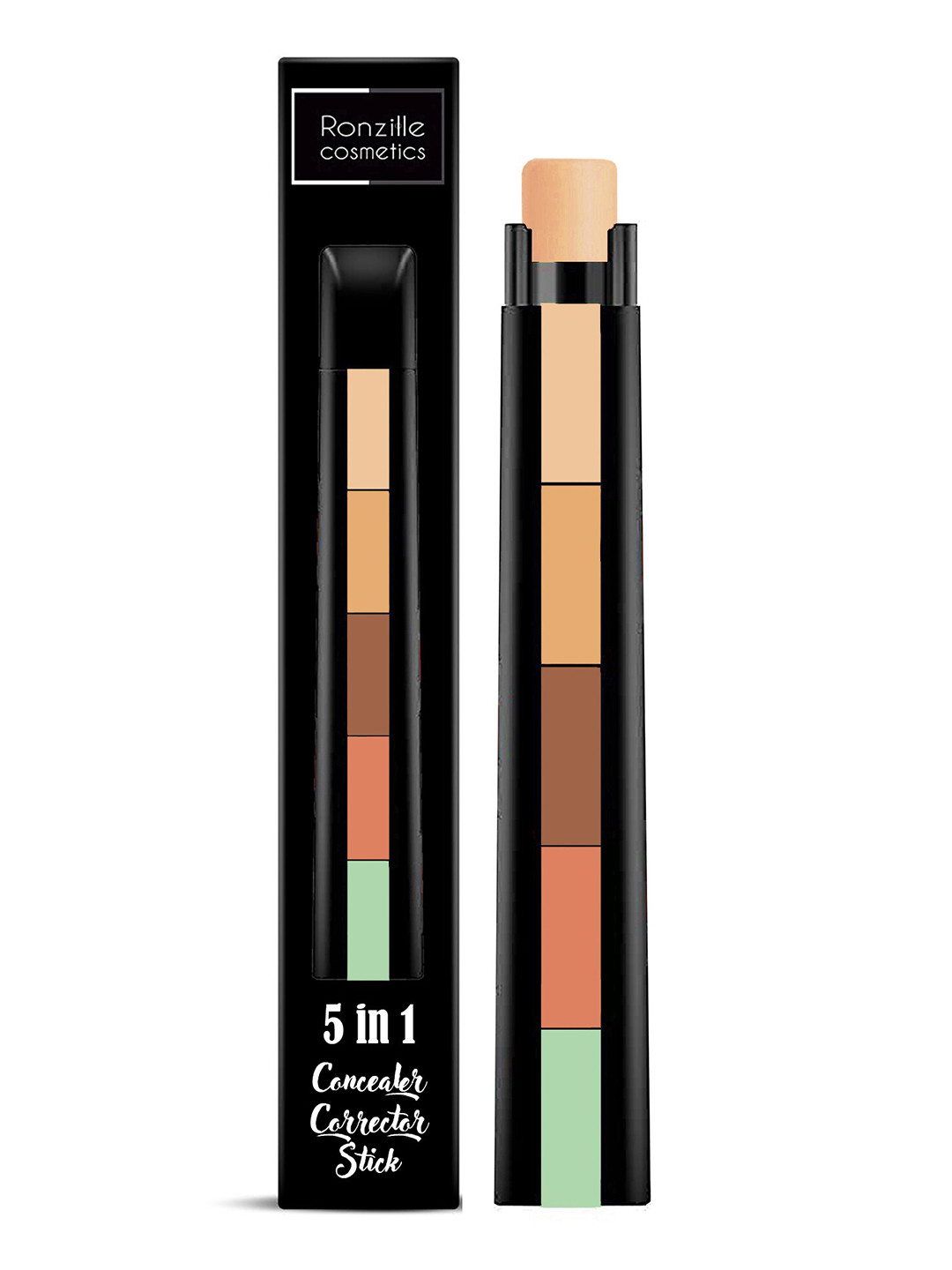 

Ronzille 5 In 1 Concealer Corrector Stick - Shade M, Multi