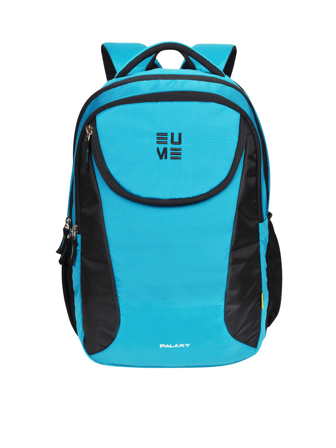 

EUME Unisex Blue & Black Solid Backpack