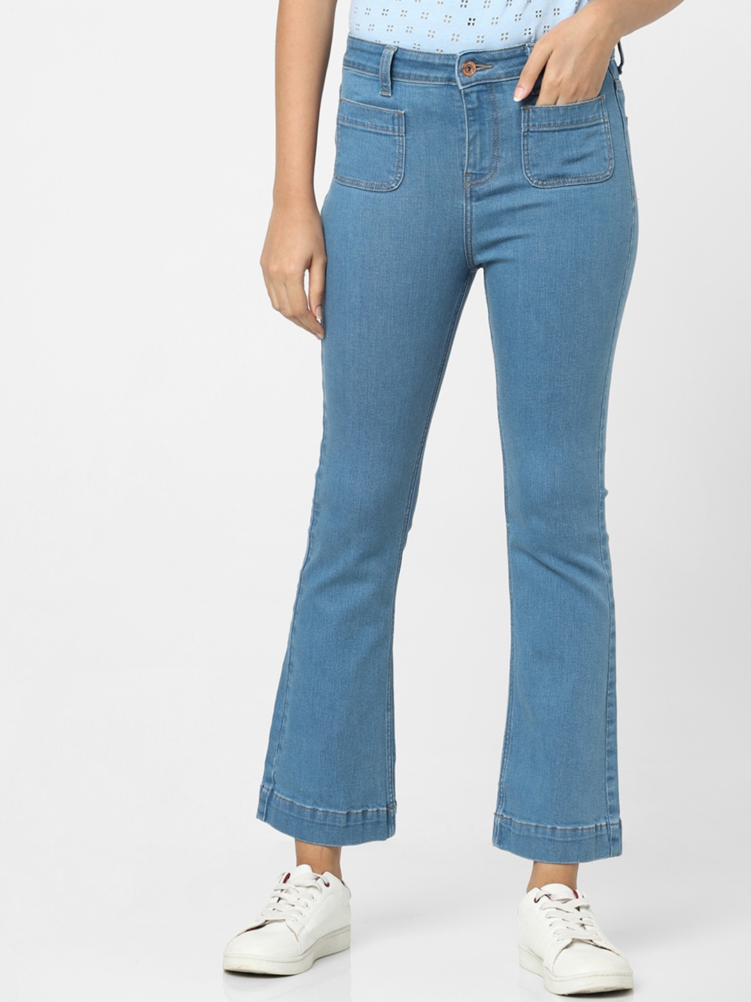 

Vero Moda Women Blue High-Rise Jeans