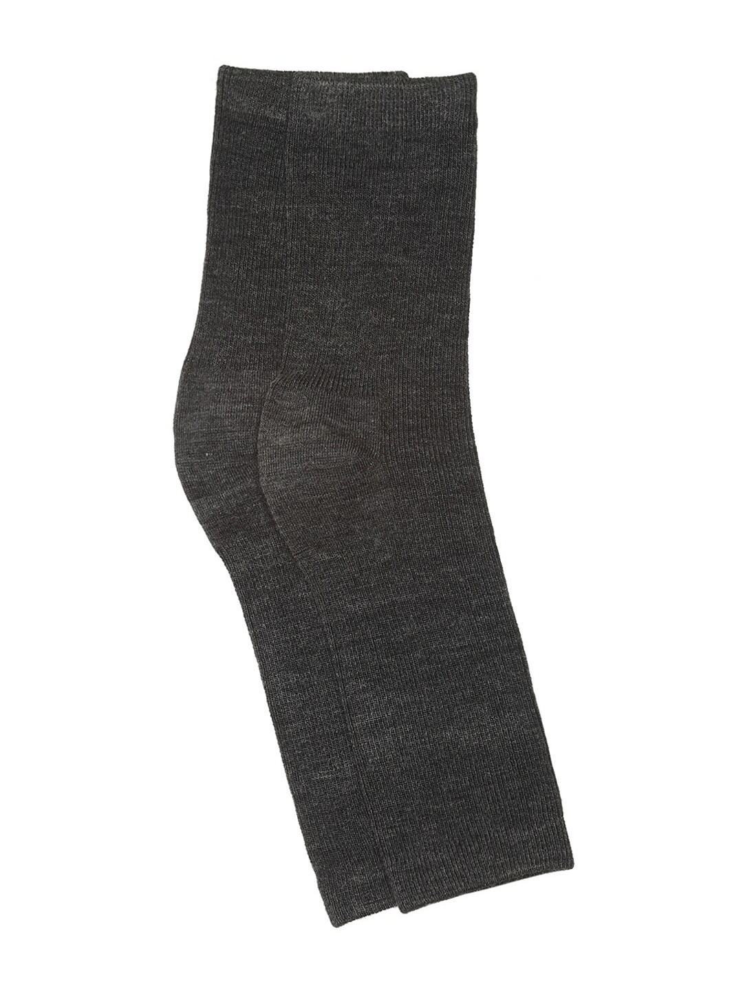 

MARC Men Grey Melange Solid Knee Length Socks
