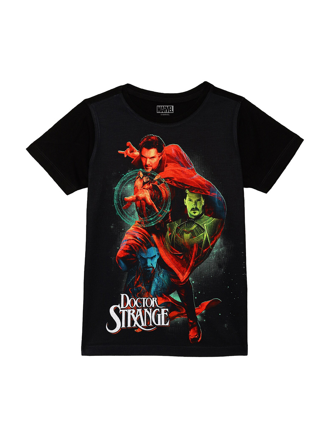 

Marvel by Wear Your Mind Boys Black Printed T-shirt