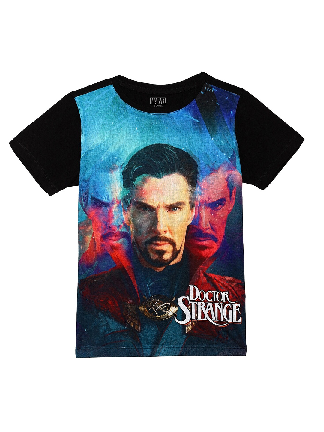 

Marvel by Wear Your Mind Boys Black Printed T-shirt