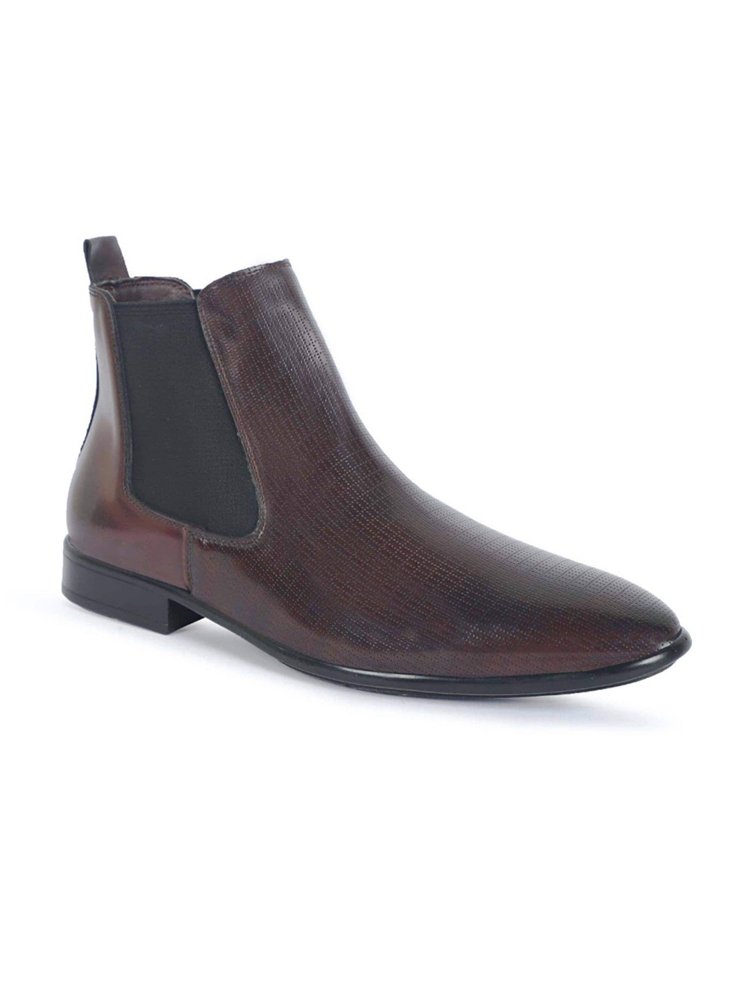 

Ferraiolo Men Brown High-Top Chelsea Boots