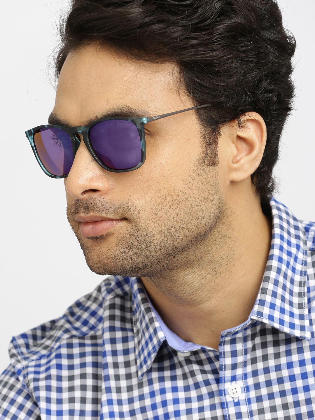 

Pepe Jeans Unisex Wayfarer Sunglasses PJ7241 C2 G, Purple