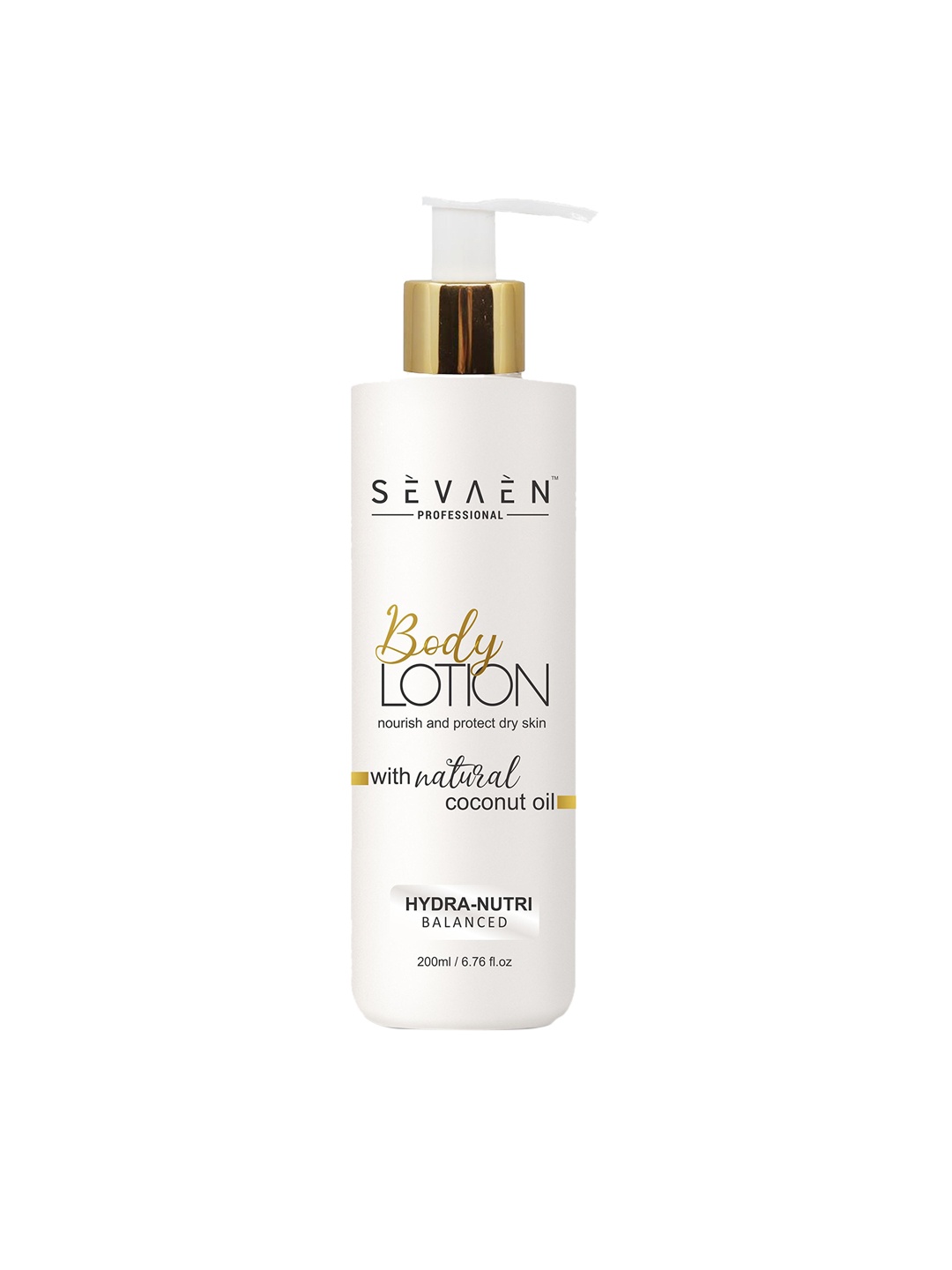 

SEVAEN Moisture Body Lotion for Dry Skin with Coconut Oil - 200ml, White