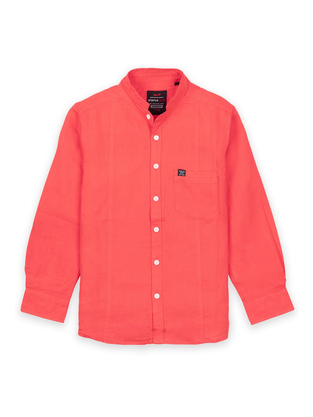 

Status Quo Boys Coral Casual Shirt