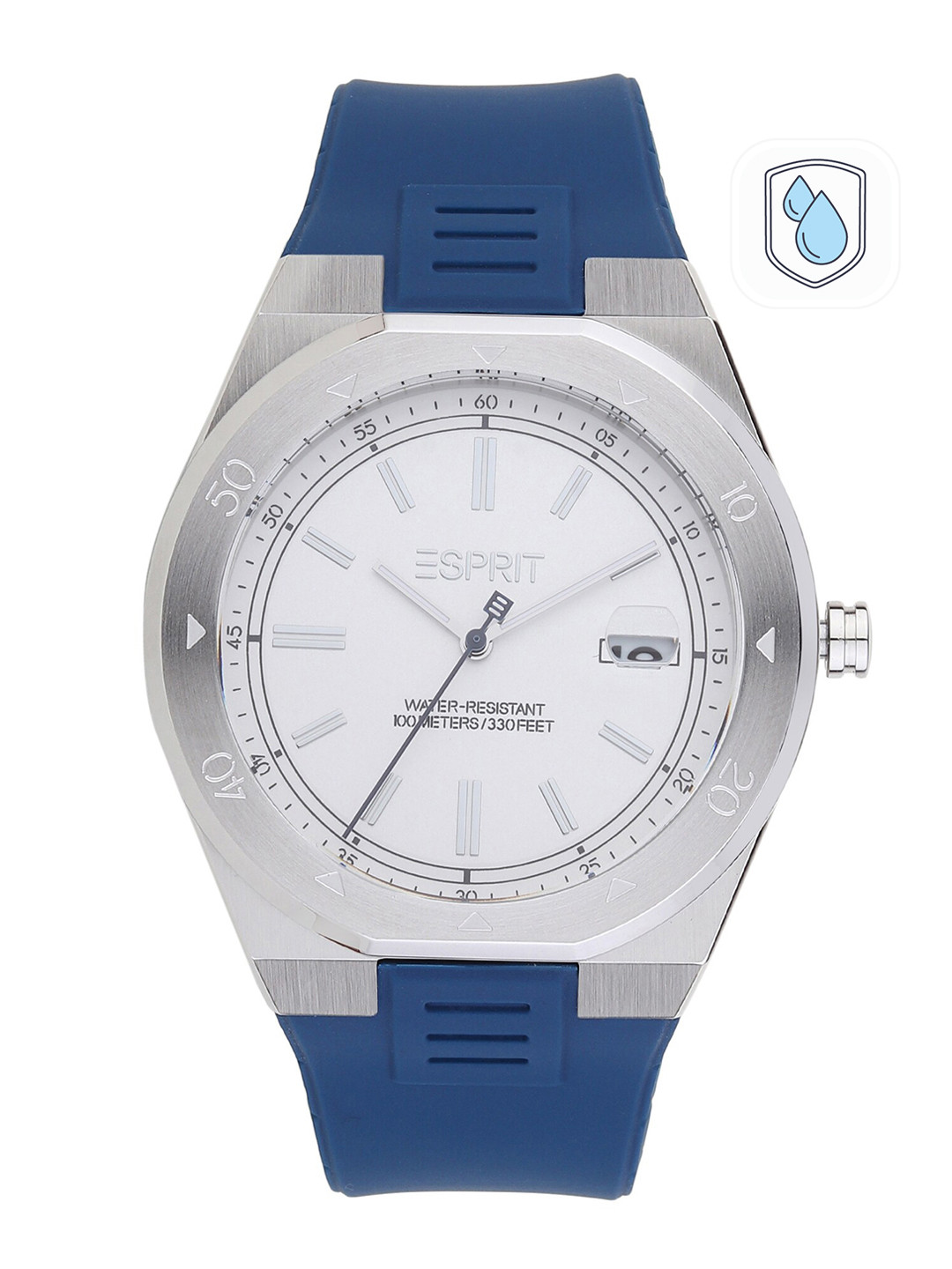 

ESPRIT Women Silver-Toned Dial & Silver Toned Stainless Steel Straps Analogue Watch