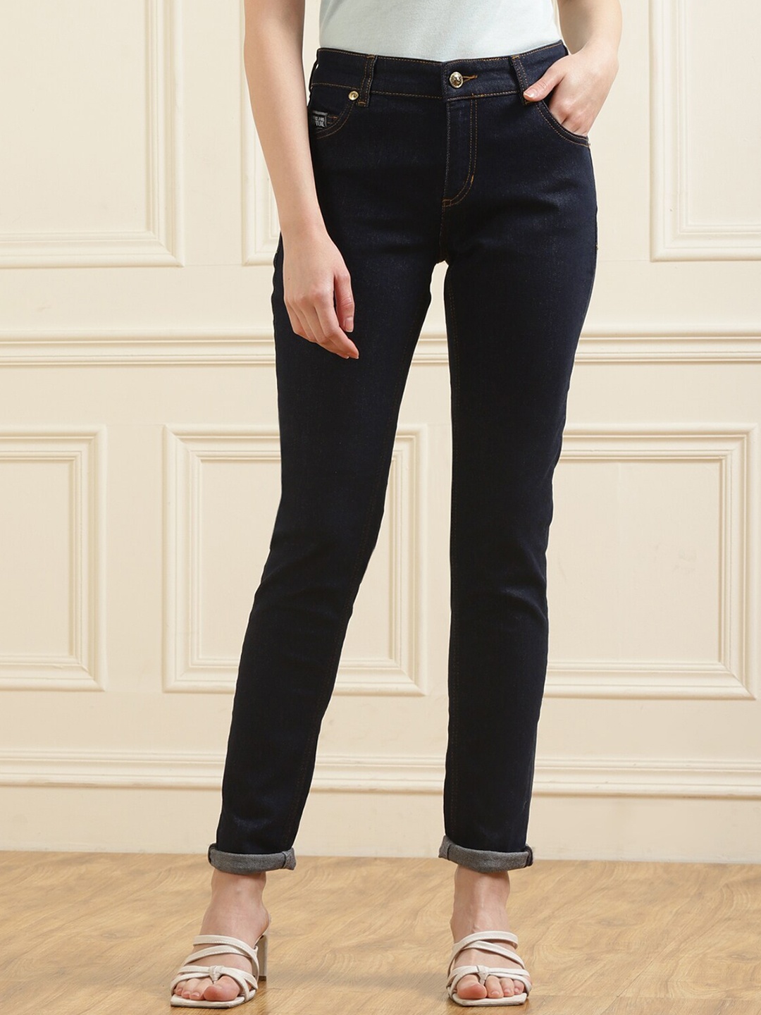 

Versace Jeans Couture Women Blue Skinny Fit Jeans