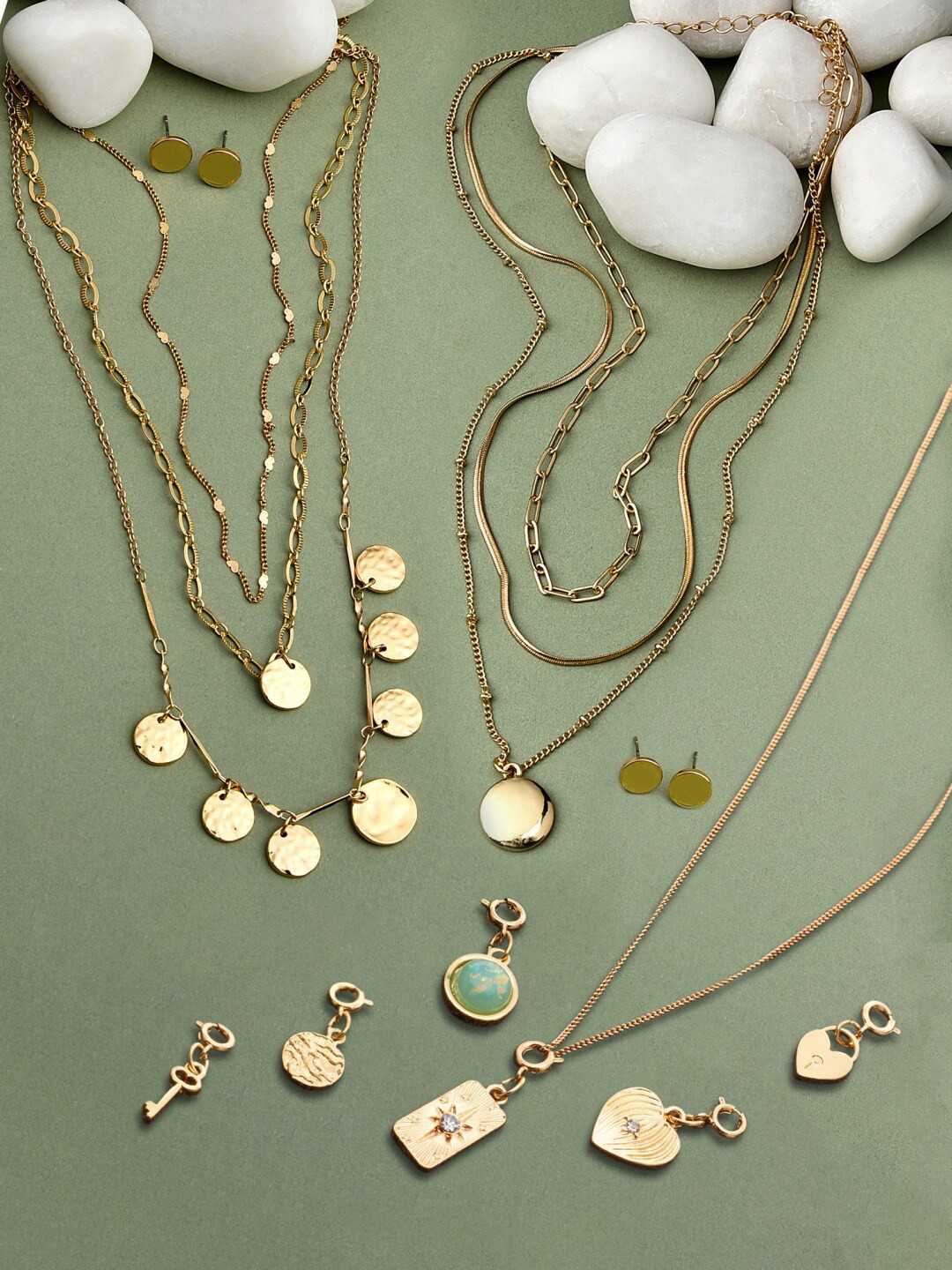 

AMI Set of 3 Gold-Plated Jewellery Set