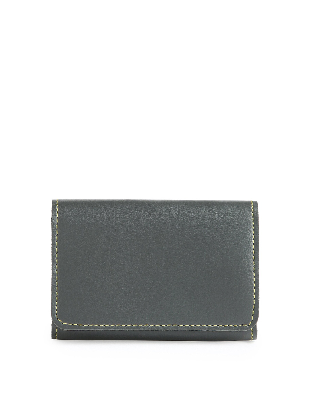 

CRUSSET Men Grey PU Card Holder