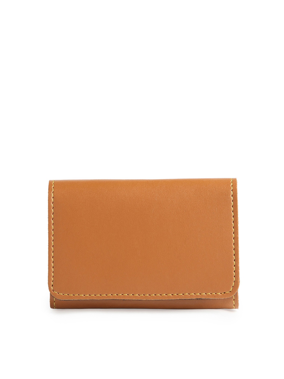 

CRUSSET Men Tan & Black Textured Card Holder