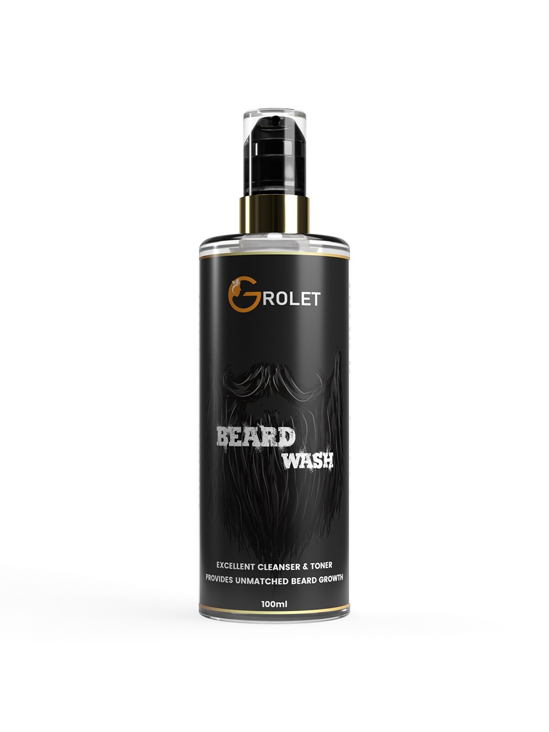 

GROLET Beard Wash Shampoo 100 ml, Black