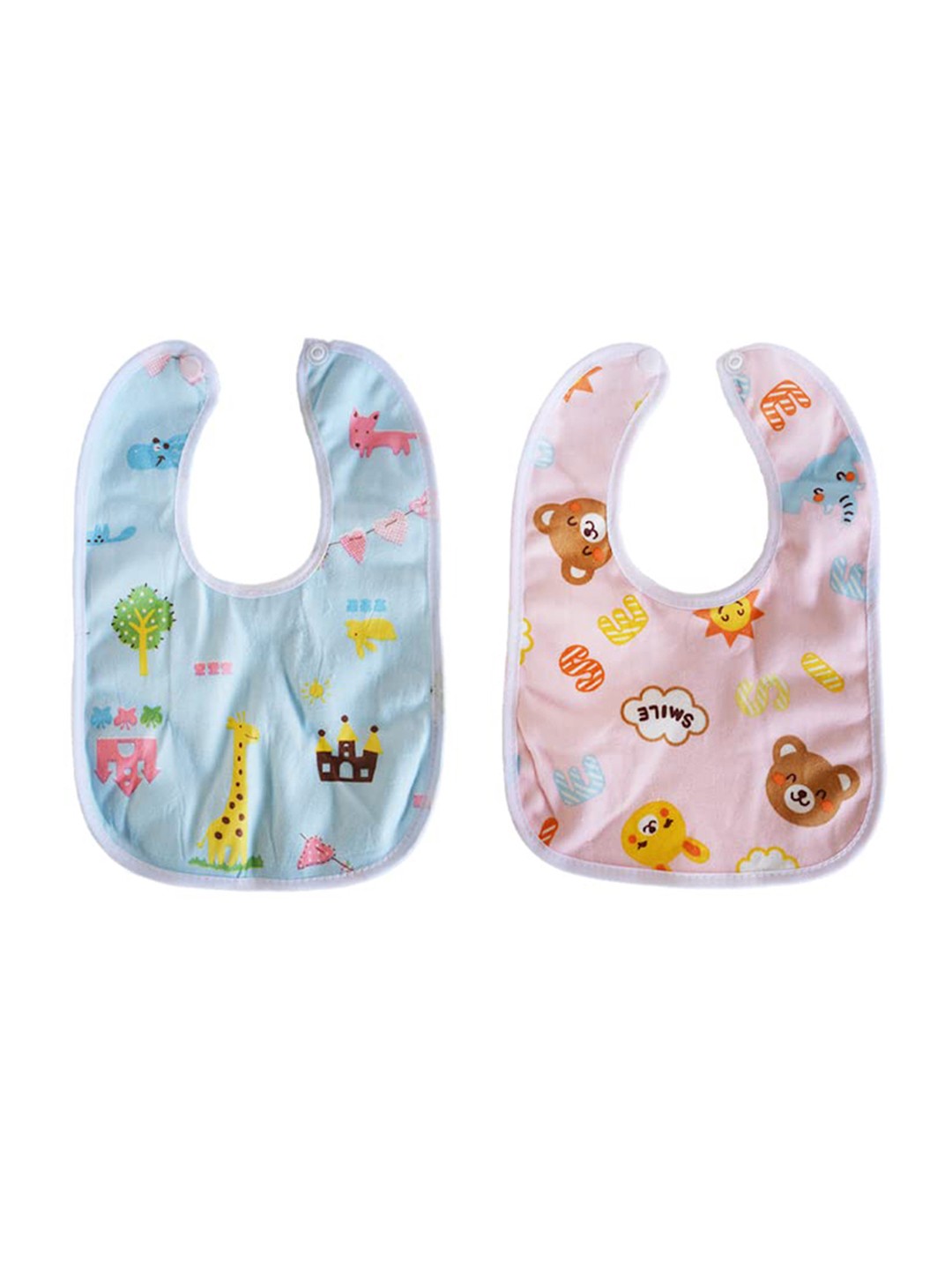 

SYGA Kids Set of 2 Multi-Coloured Bibs