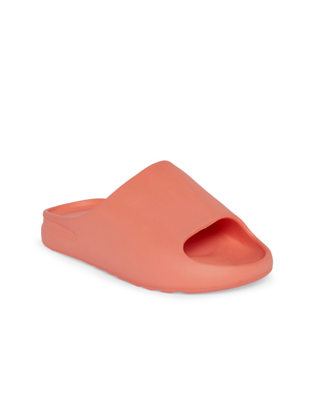 

Forever Glam by Pantaloons Women Coral Rubber Sliders
