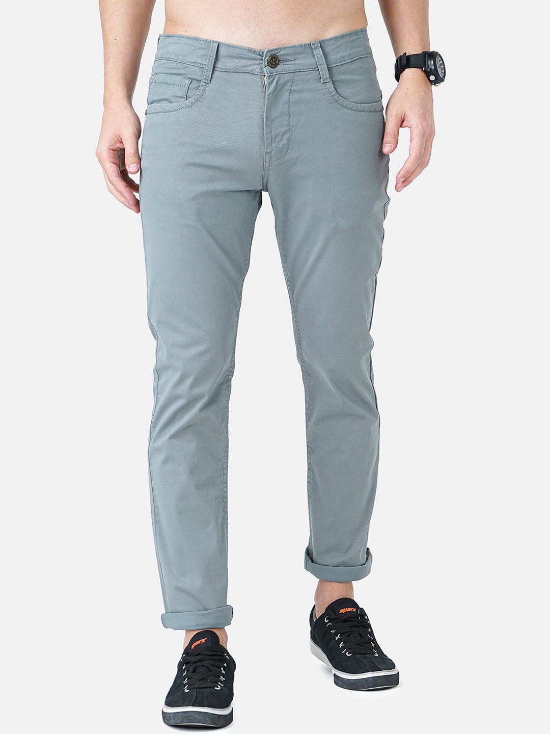 

Jean Cafe Men Grey Jean Slim Fit Jeans