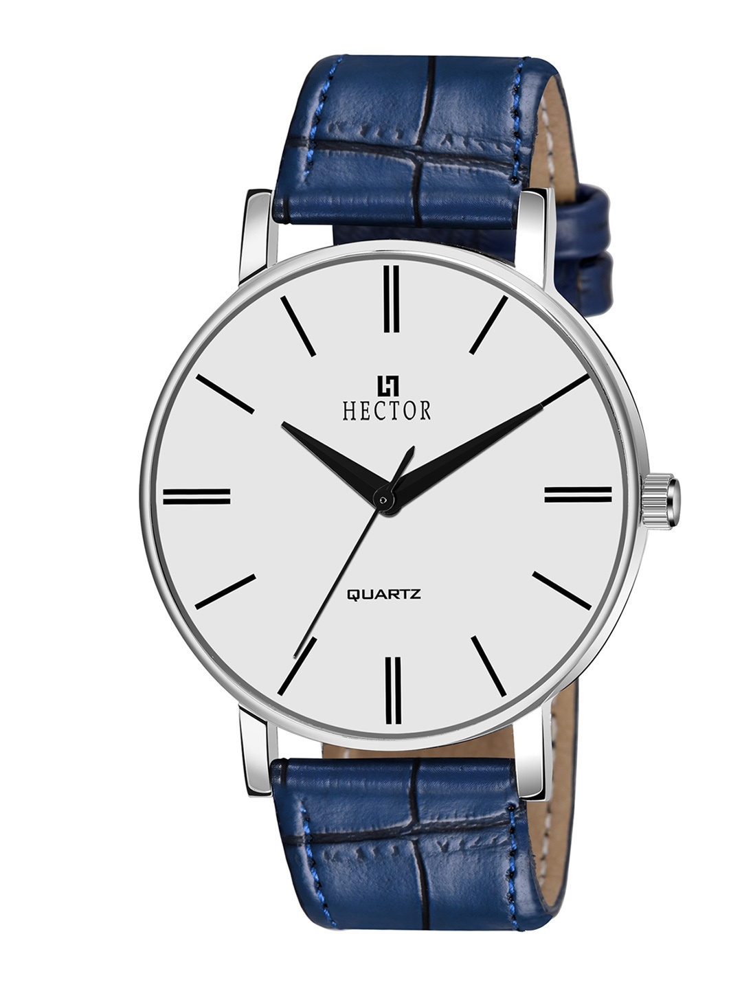 

HECTOR Men White Dial & Blue Straps Analogue Watch HC19
