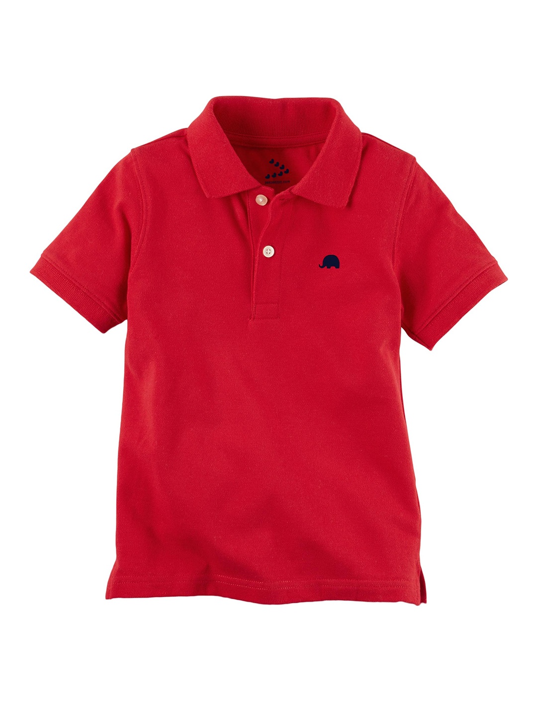

Zeezeezoo Boys Red Polo Collar T-shirt