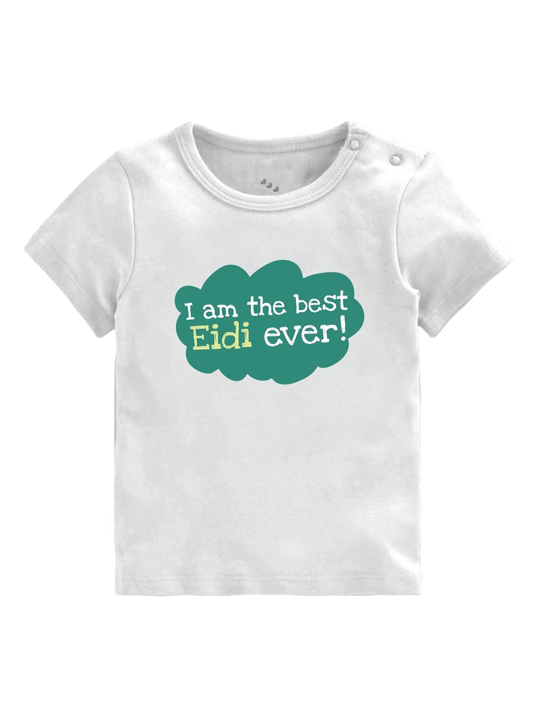 

Zeezeezoo Kids White & Green Printed T-shirt