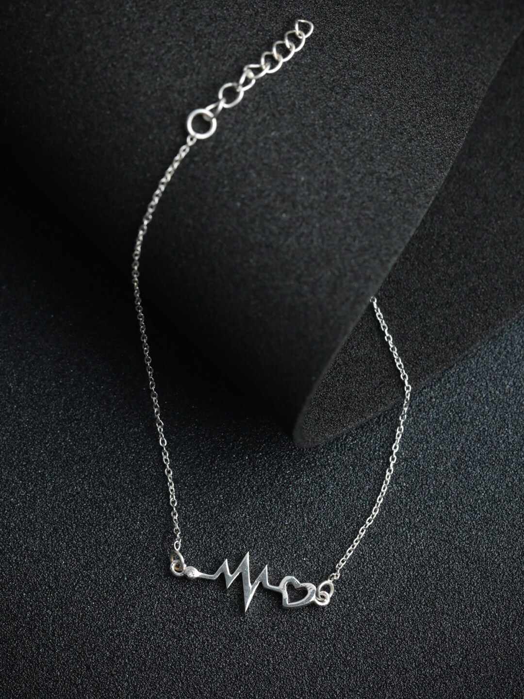 

SHEER by Priyaasi Women Silver-Plated 92.5 Sterling Silver Link Bracelet