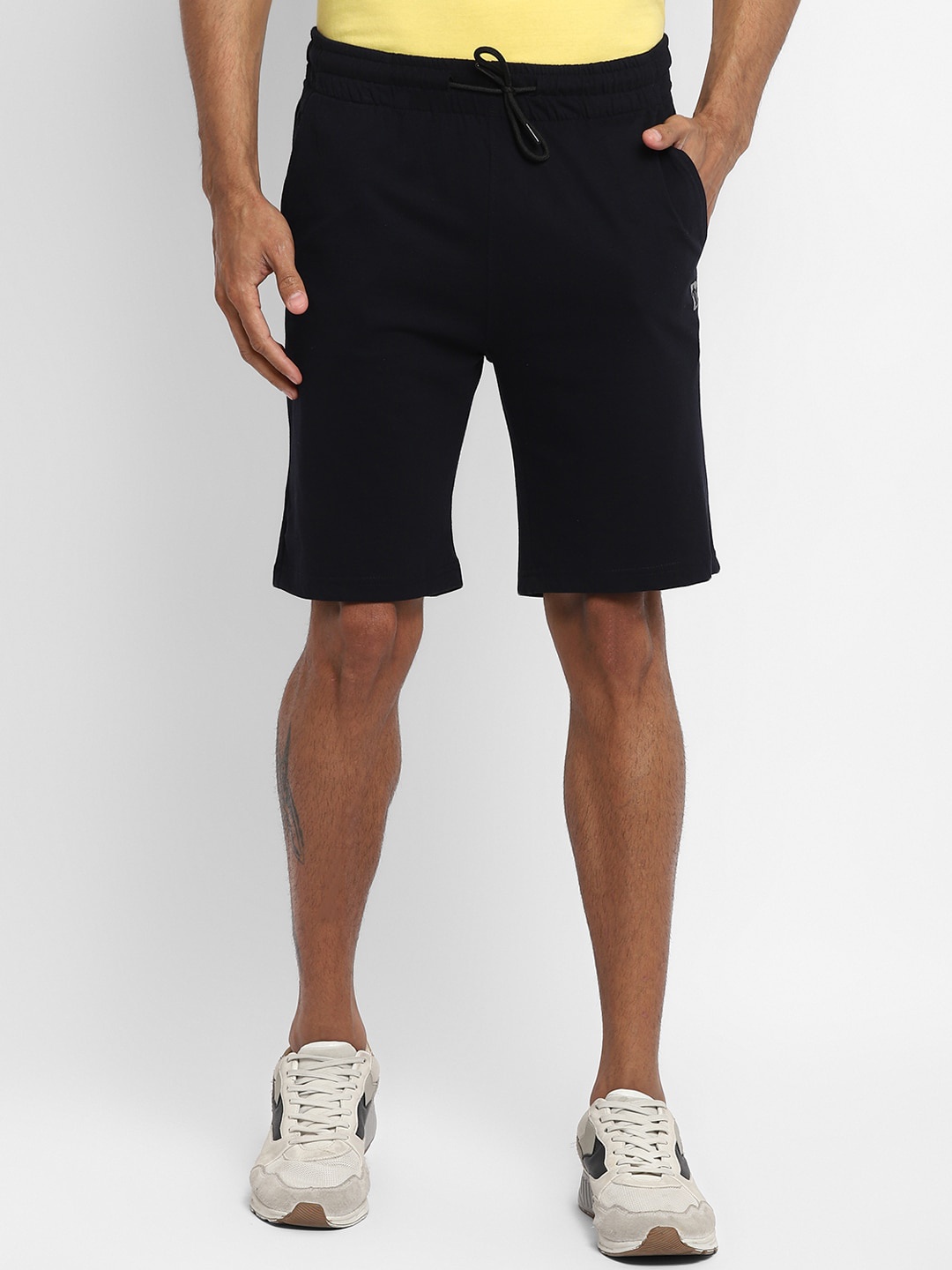 

Turtle Men Navy Blue Slim Fit Cotton Regular Shorts