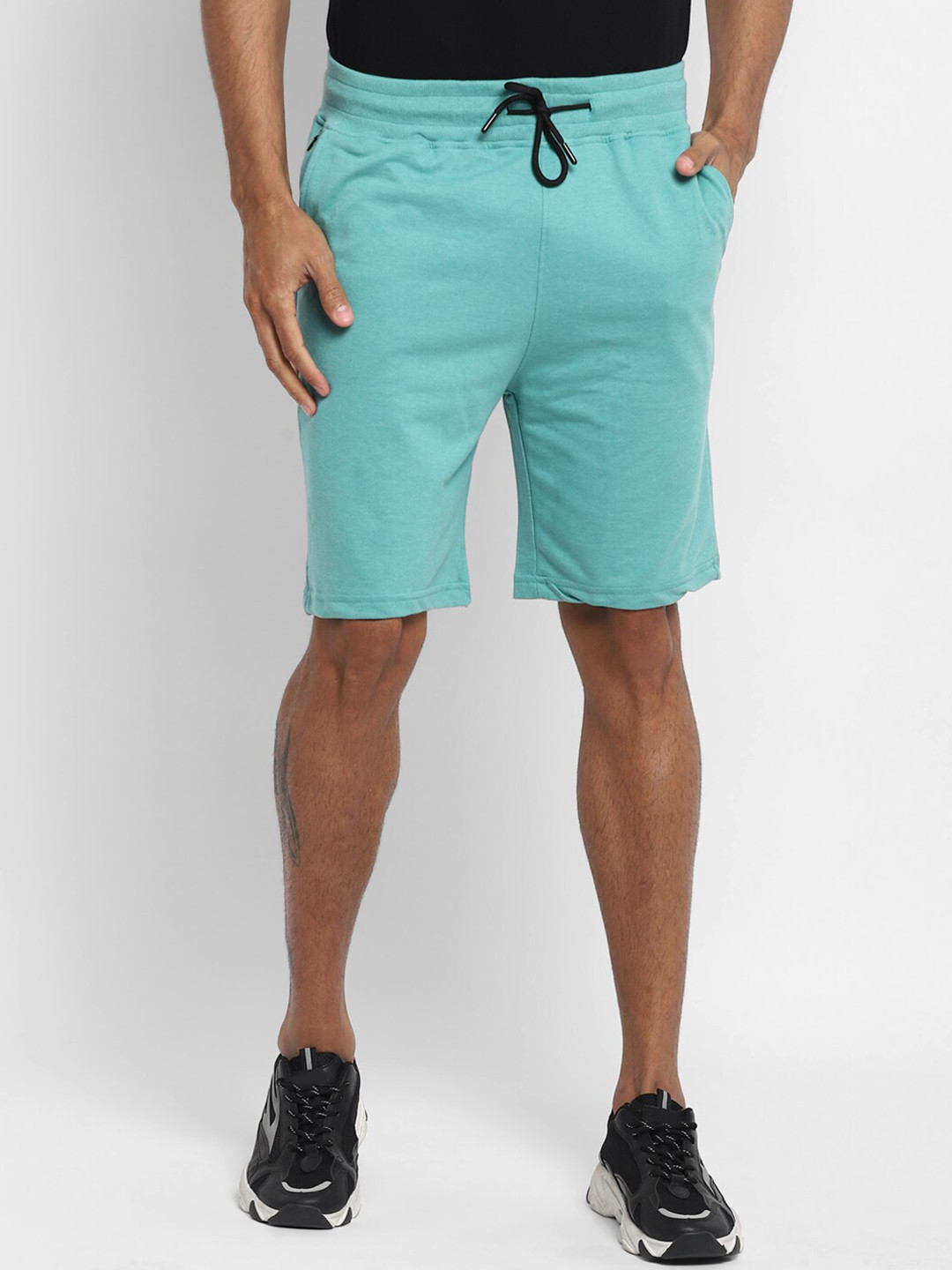 

Turtle Men Blue Slim Fit Training or Gym Sports Shorts