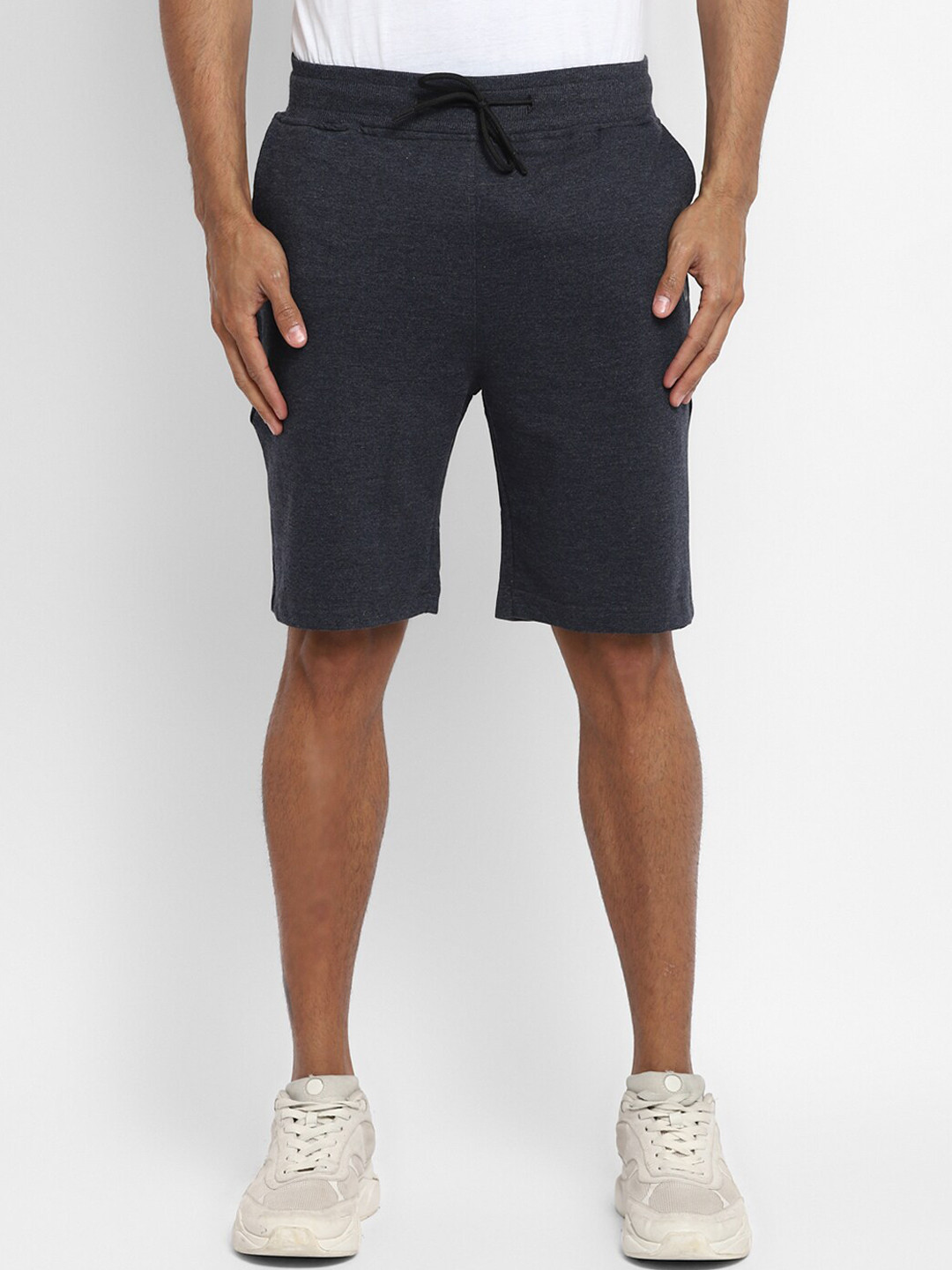 

Turtle Men Navy Blue Slim Fit Training or Gym Sports Shorts