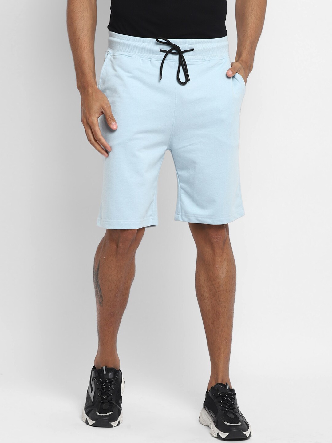

Turtle Men Blue Slim Fit Training or Gym Shorts