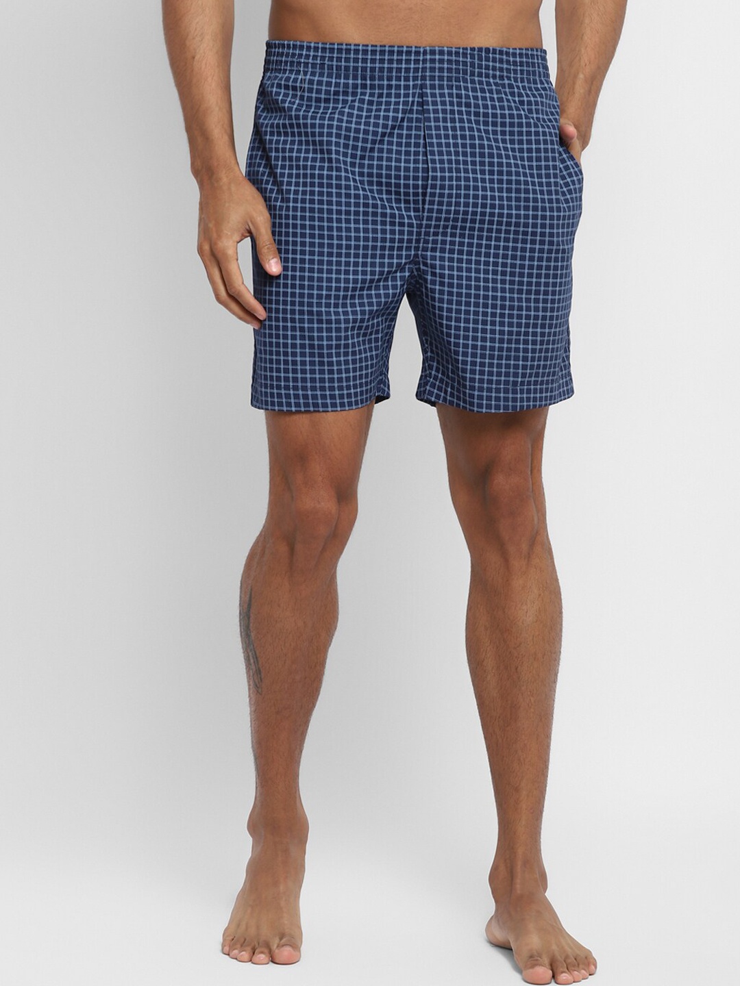 

Turtle Men Blue & White Printed Pure Cotton Boxer OELW-6511-1002-00-BOXER