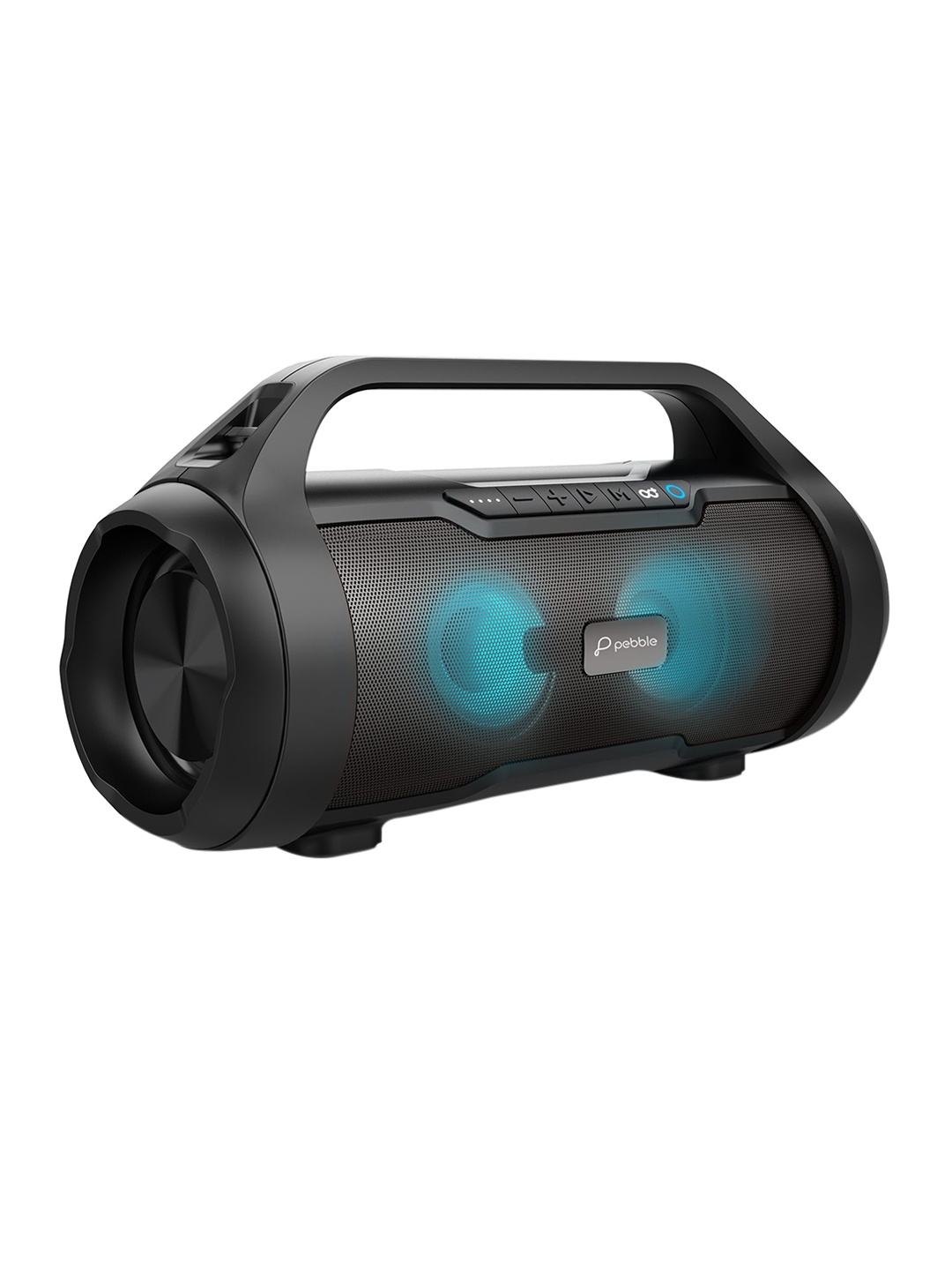 

pebble Thunder 50W Bluetooth Party Speaker With Deep Bass HD Sound - Grey
