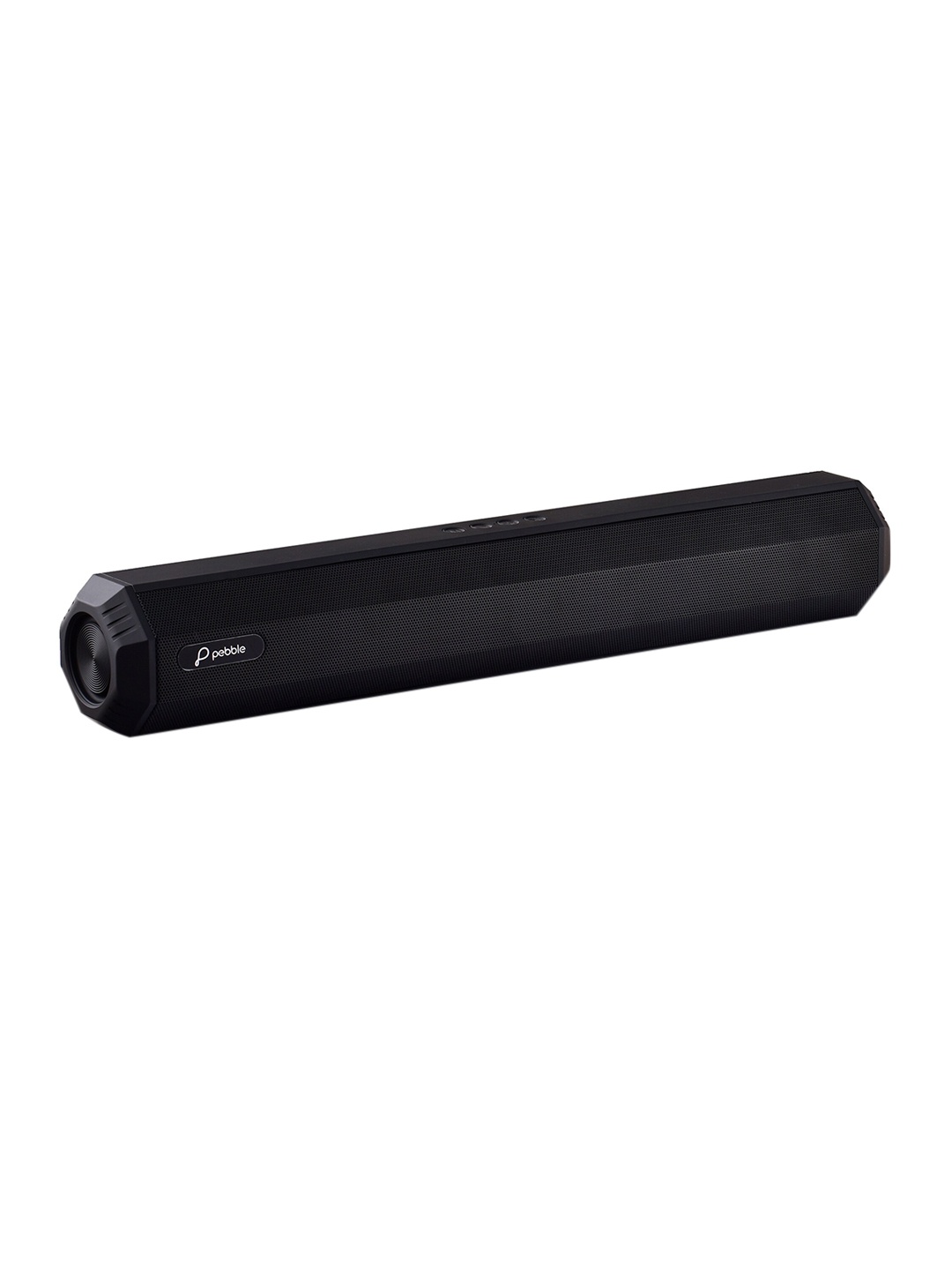 

pebble Edge Plus True Bass Clear Sound Bluetooth Speaker 20W with FM Radio - Black
