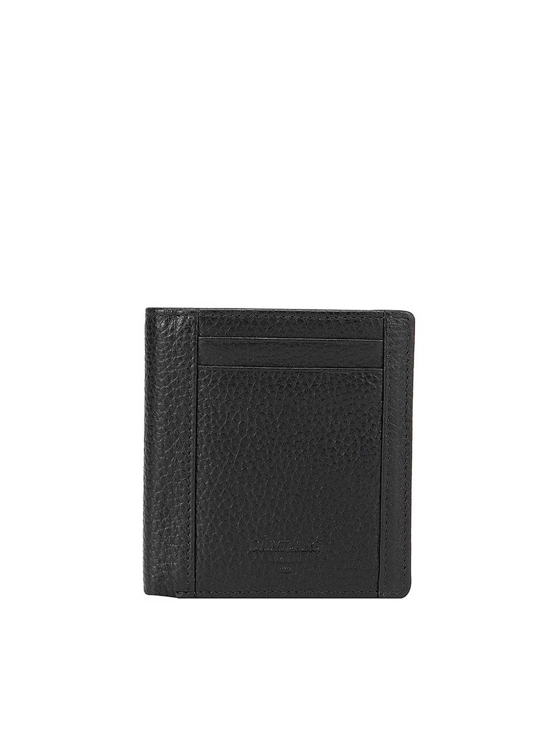 

Da Milano Men Black Leather Two Fold Wallet