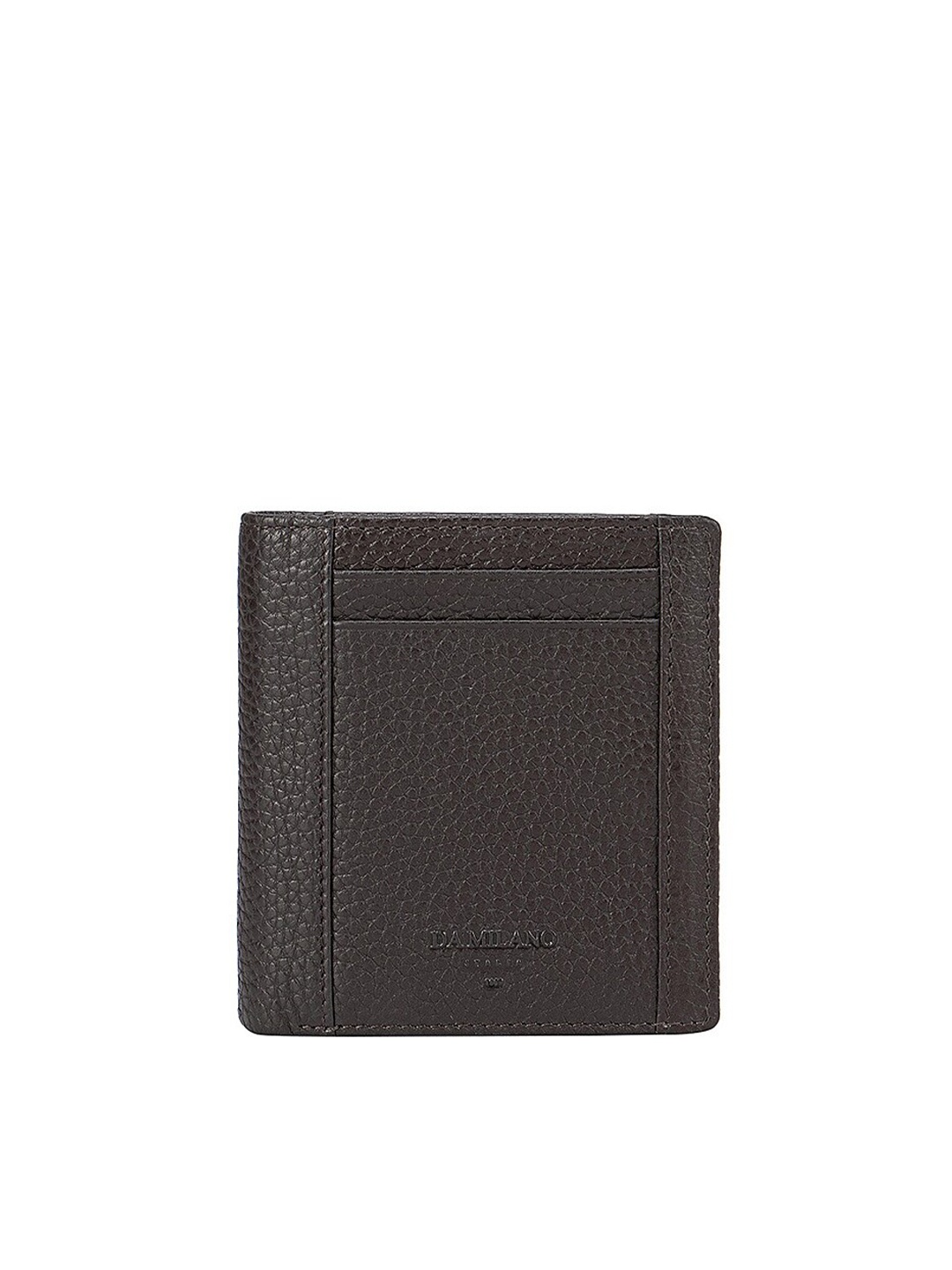 

Da Milano Men Brown Leather Money Clip