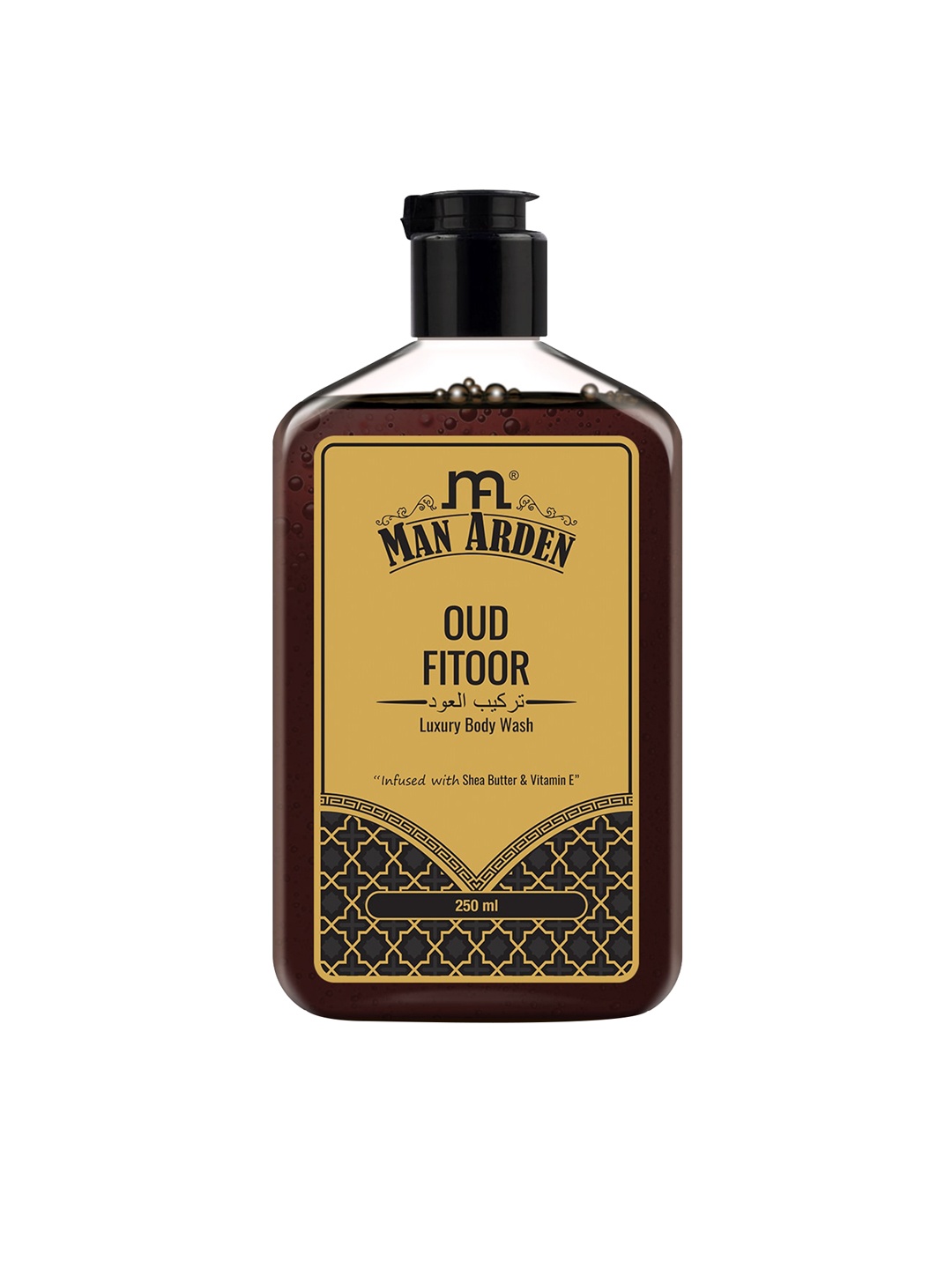 

Man Arden Oud Fitoor Luxury Body Wash - 250 ml, Beige