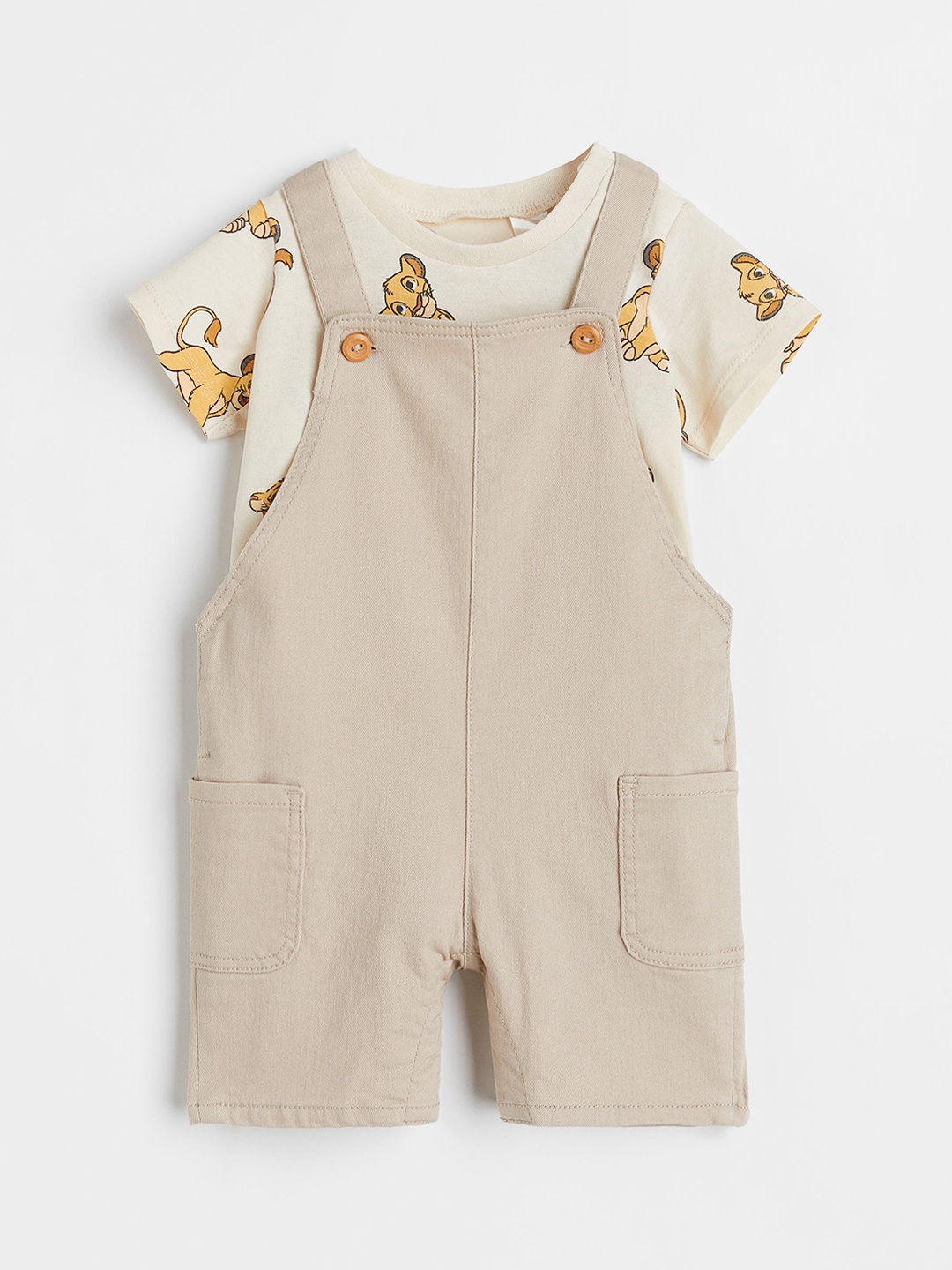 

H&M Boys Beige Rompers
