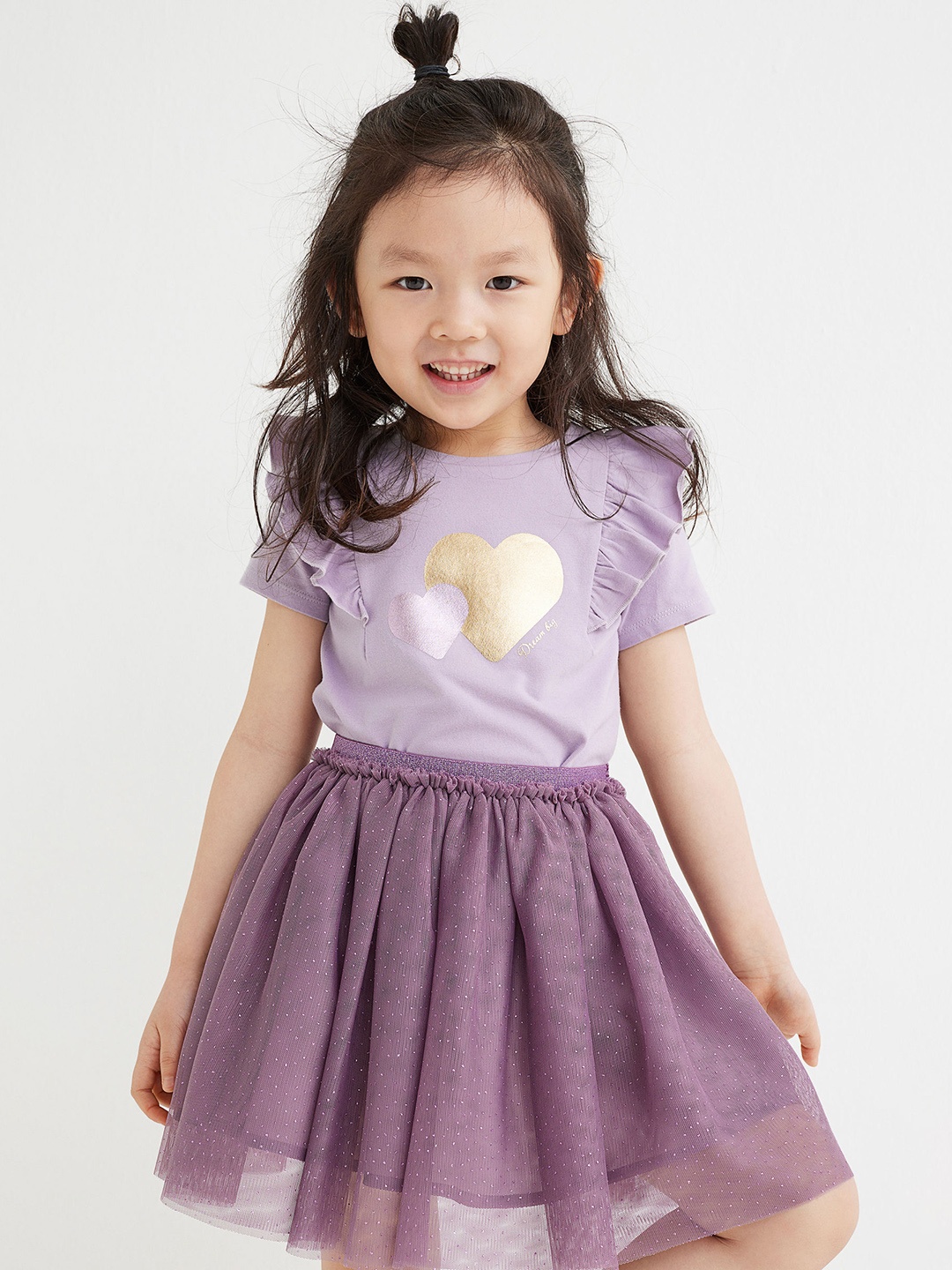 

H&M Girls Purple 2-piece Set