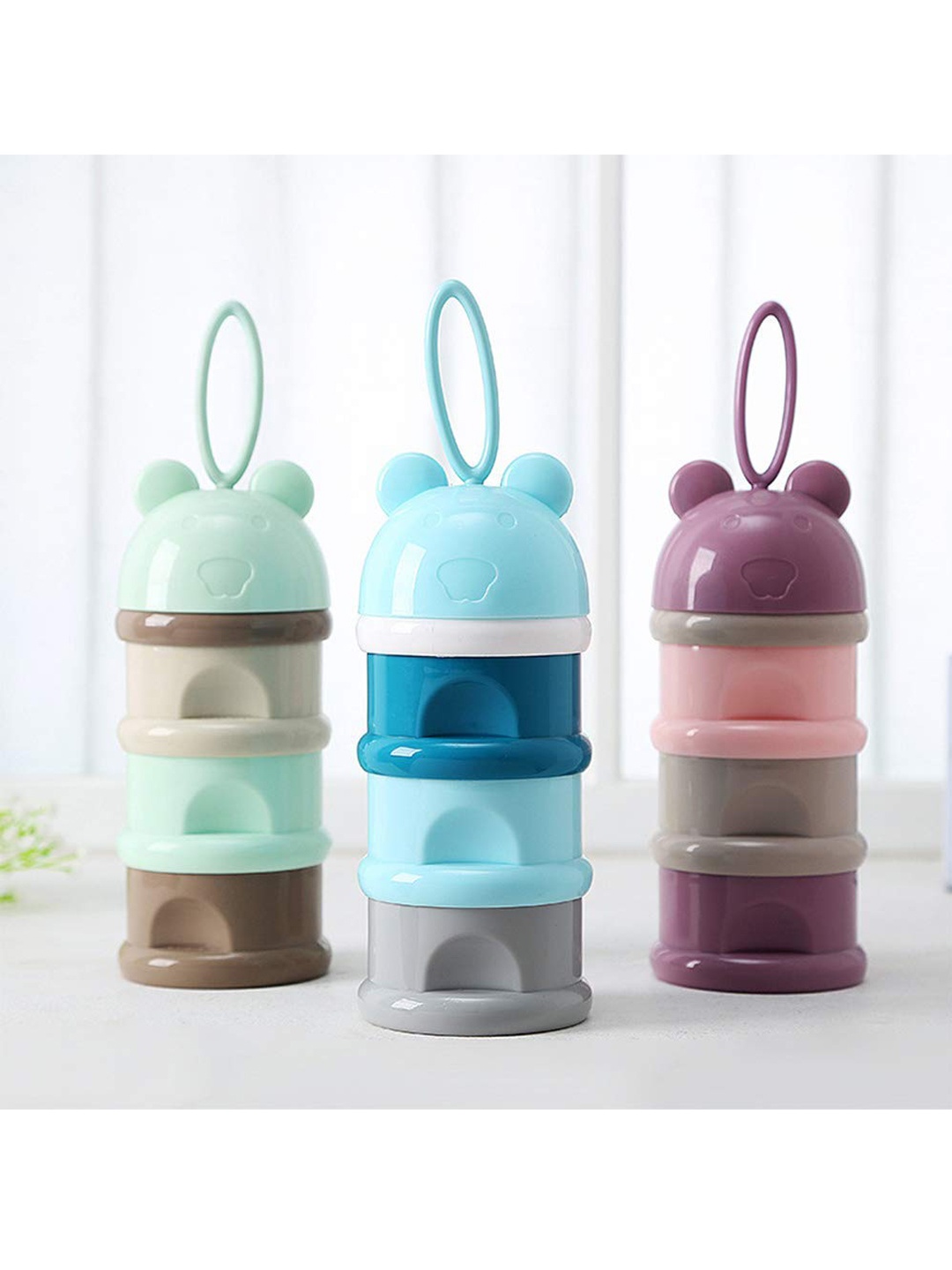 

SYGA Green 3-Layer Portable Baby Food Storage