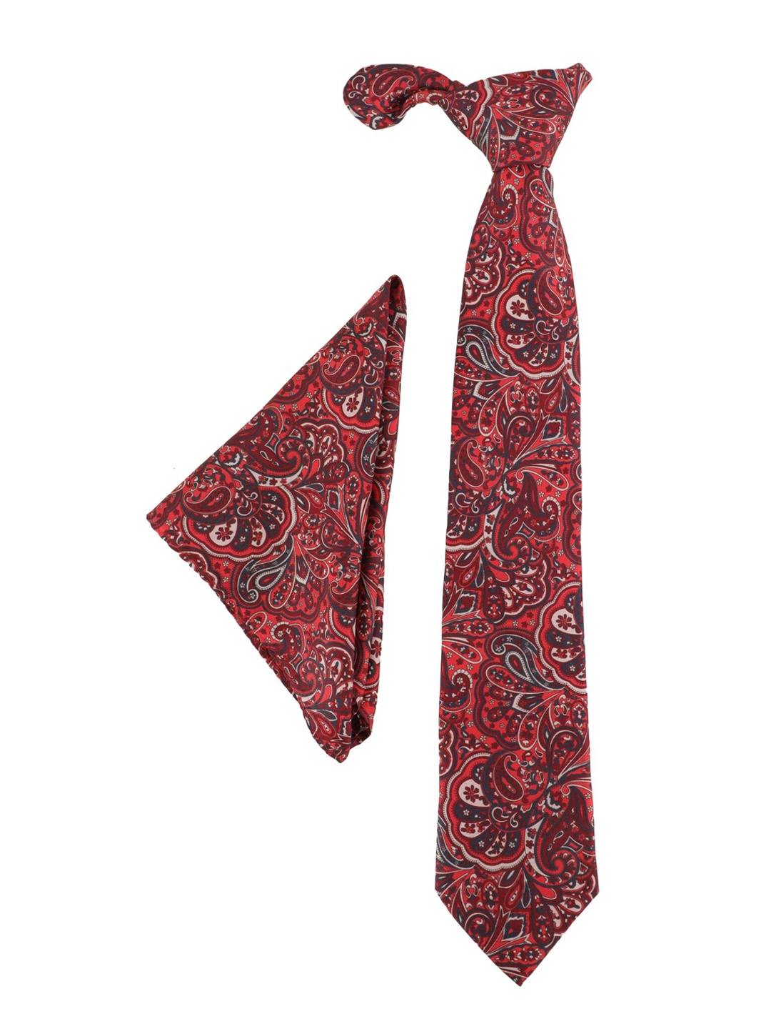 

Alvaro Castagnino Men Red & Multicoloured Printed Accessory Gift Set