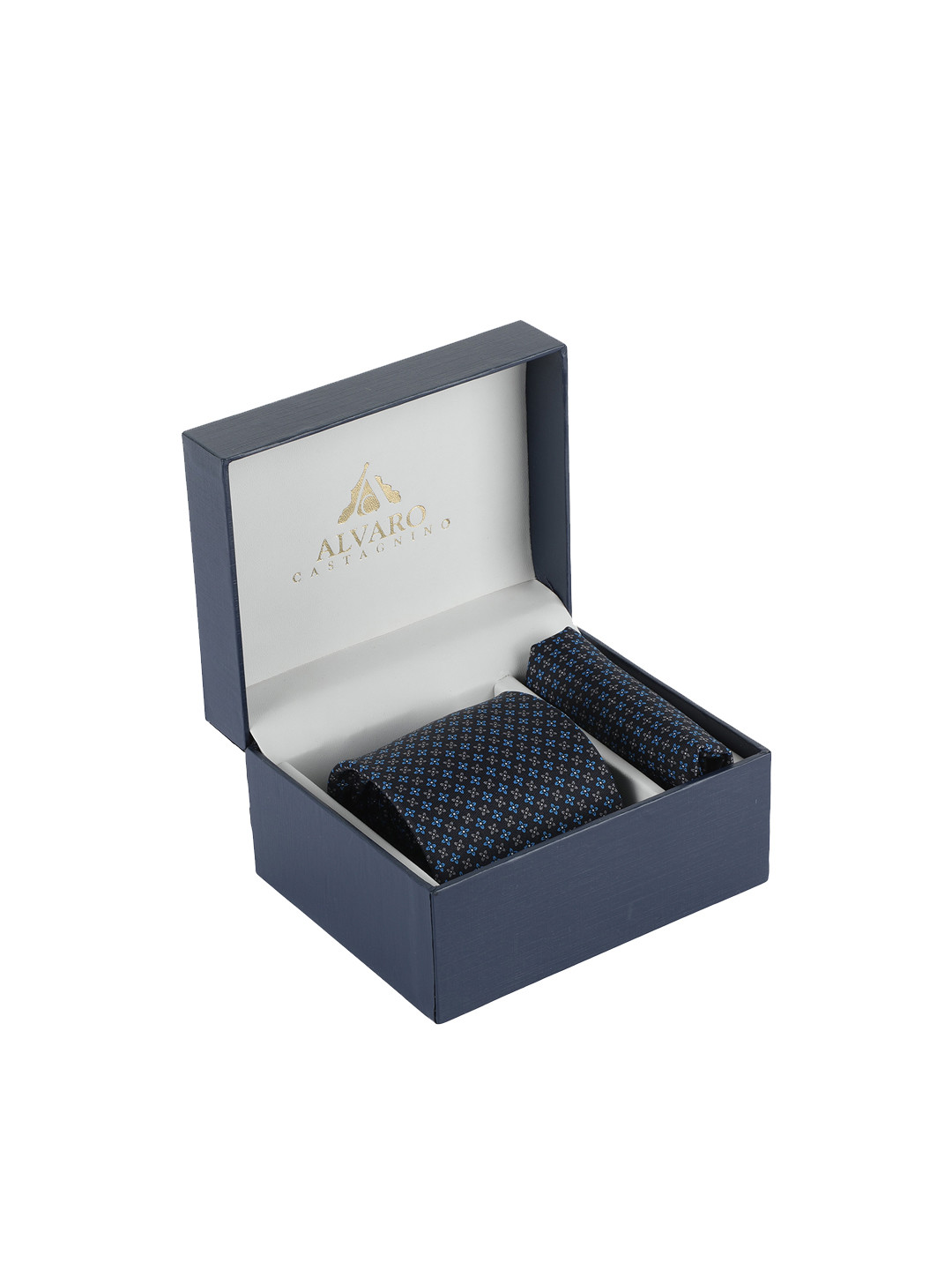 

Alvaro Castagnino Men Blue Printed Accessory Gift Set
