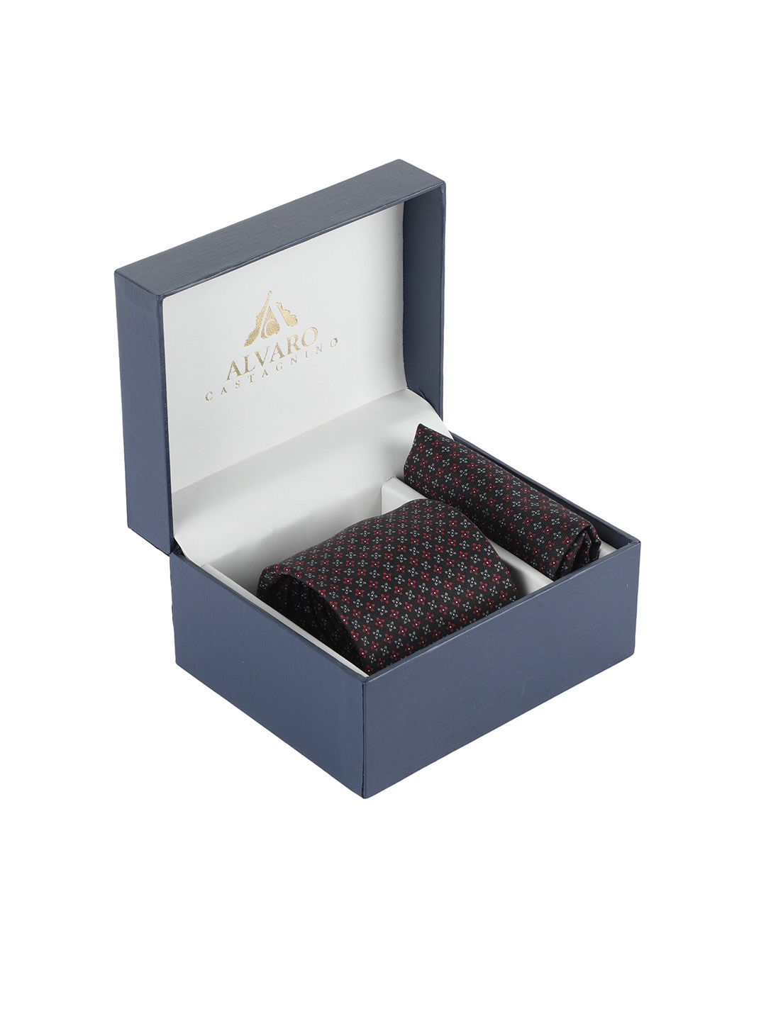 

Alvaro Castagnino Men Black Printed Accessory Gift Set