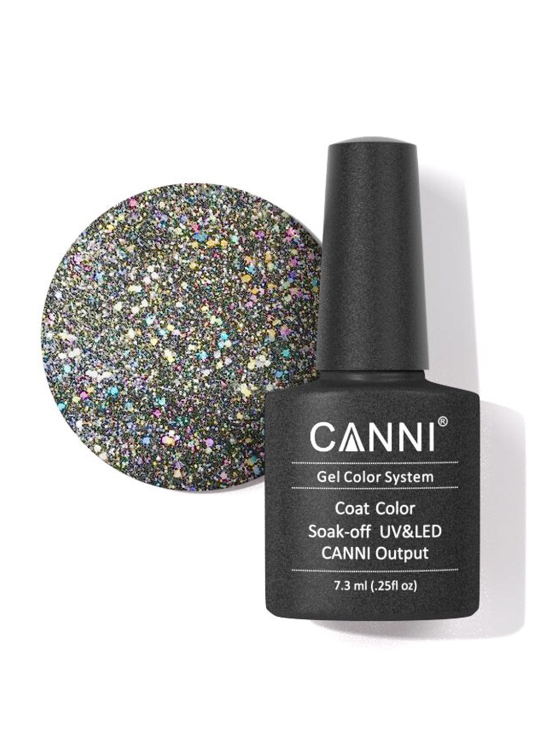 

CANNI LED & UV Nail Gel Polish - Shade 187, Black